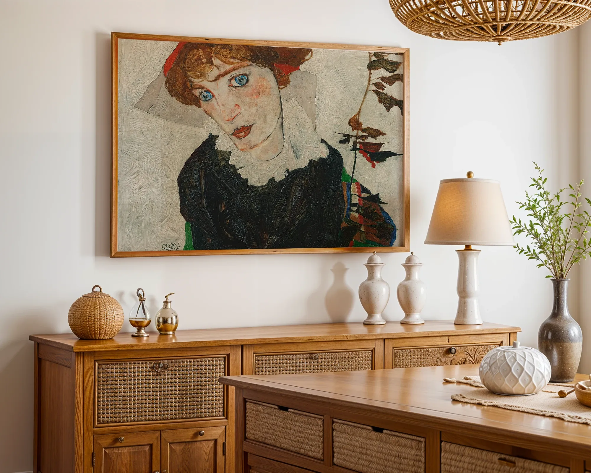 Portrait of Wally Neuzil — Print edition, room view 4