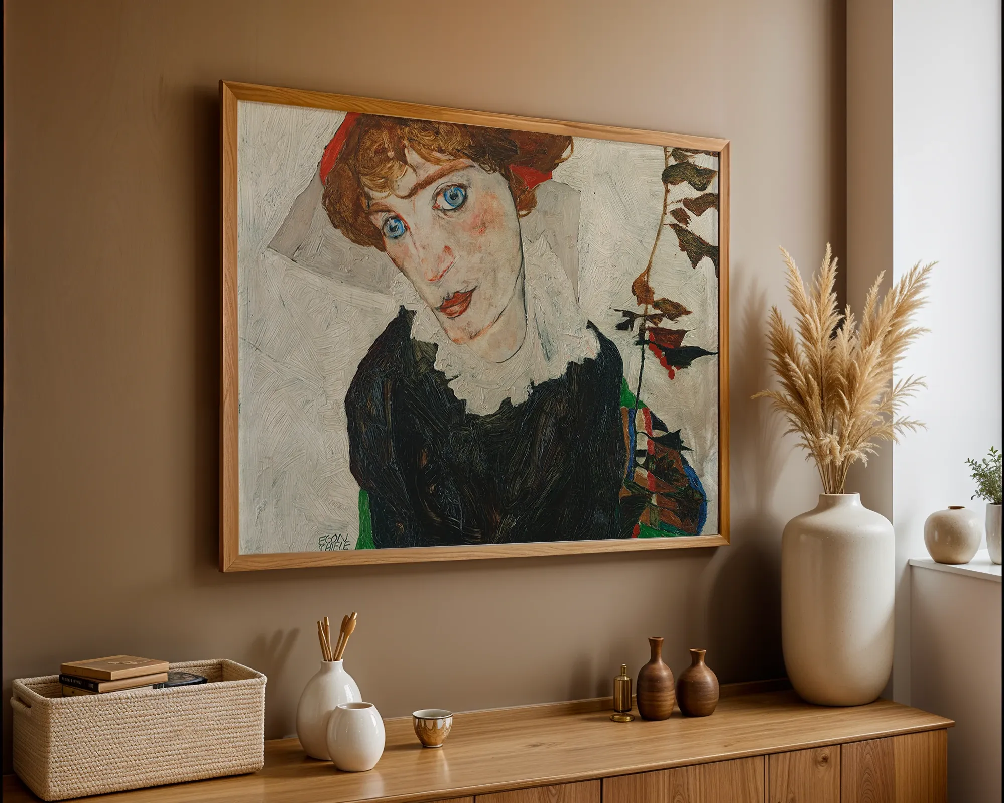 Portrait of Wally Neuzil — Print edition, room view 5