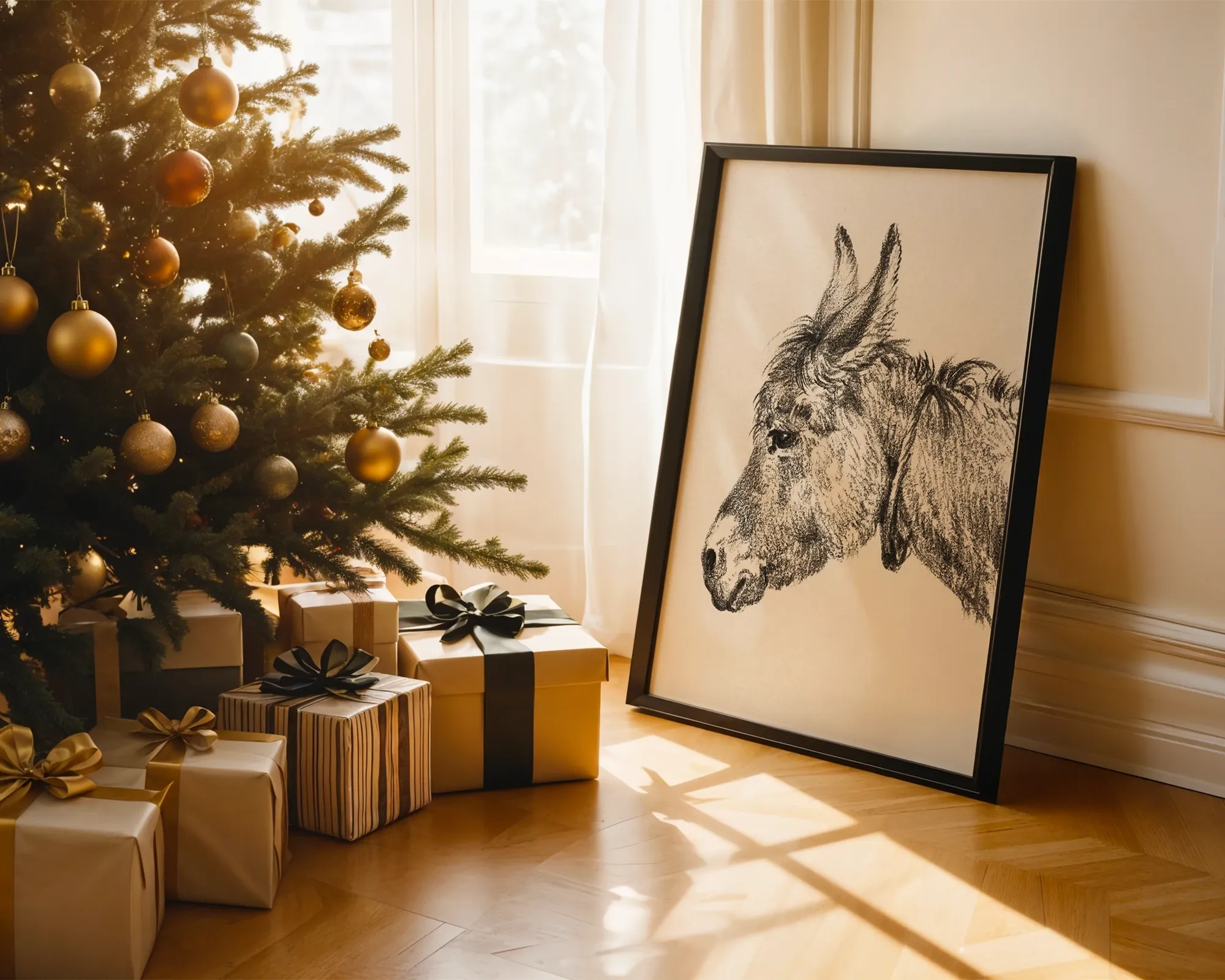Head of a Donkey — room view 2