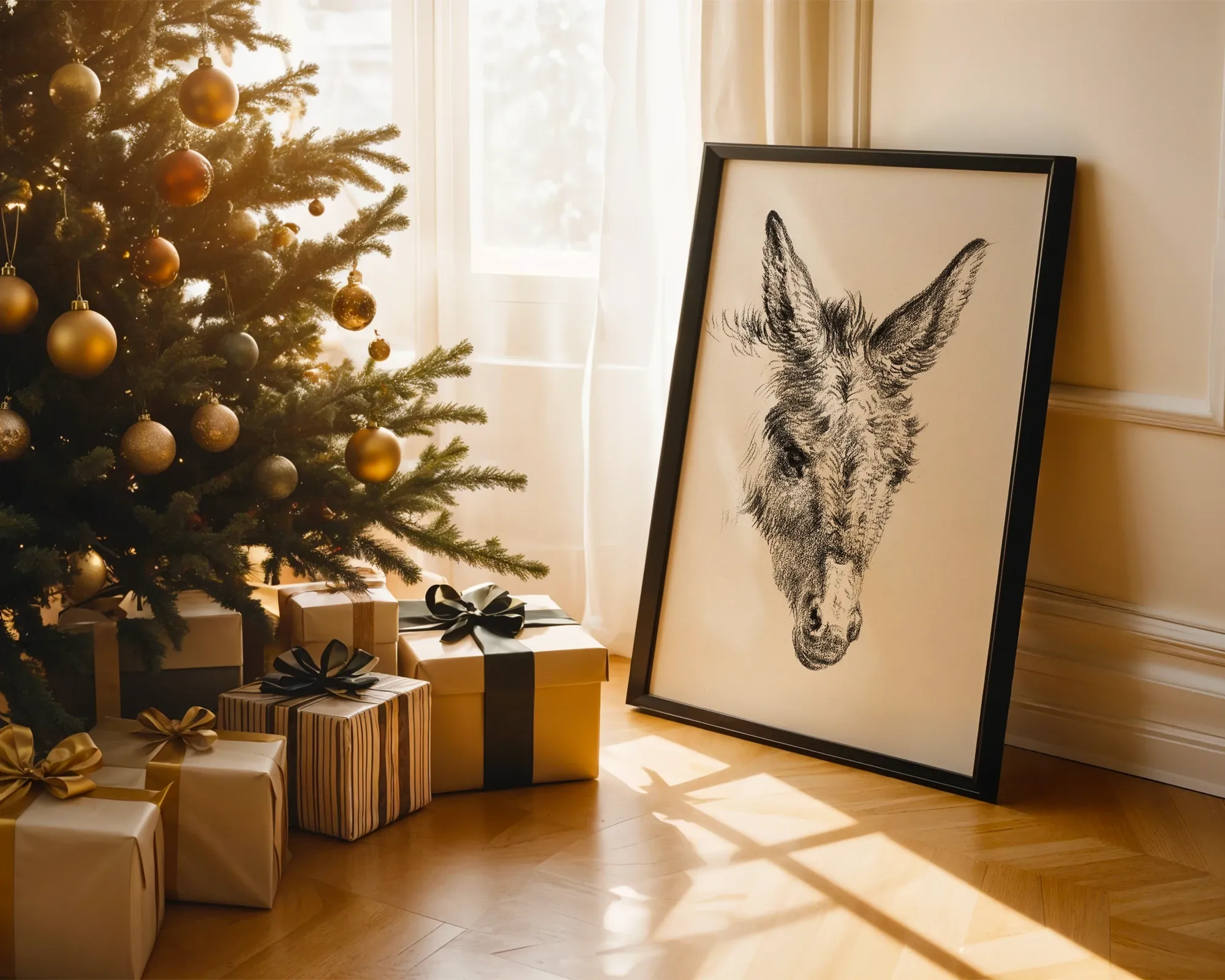 Head of a Donkey — room view 2