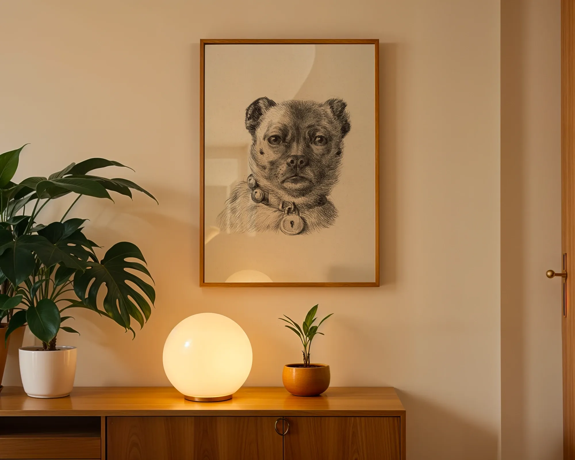 Head of a Dog — room view 3