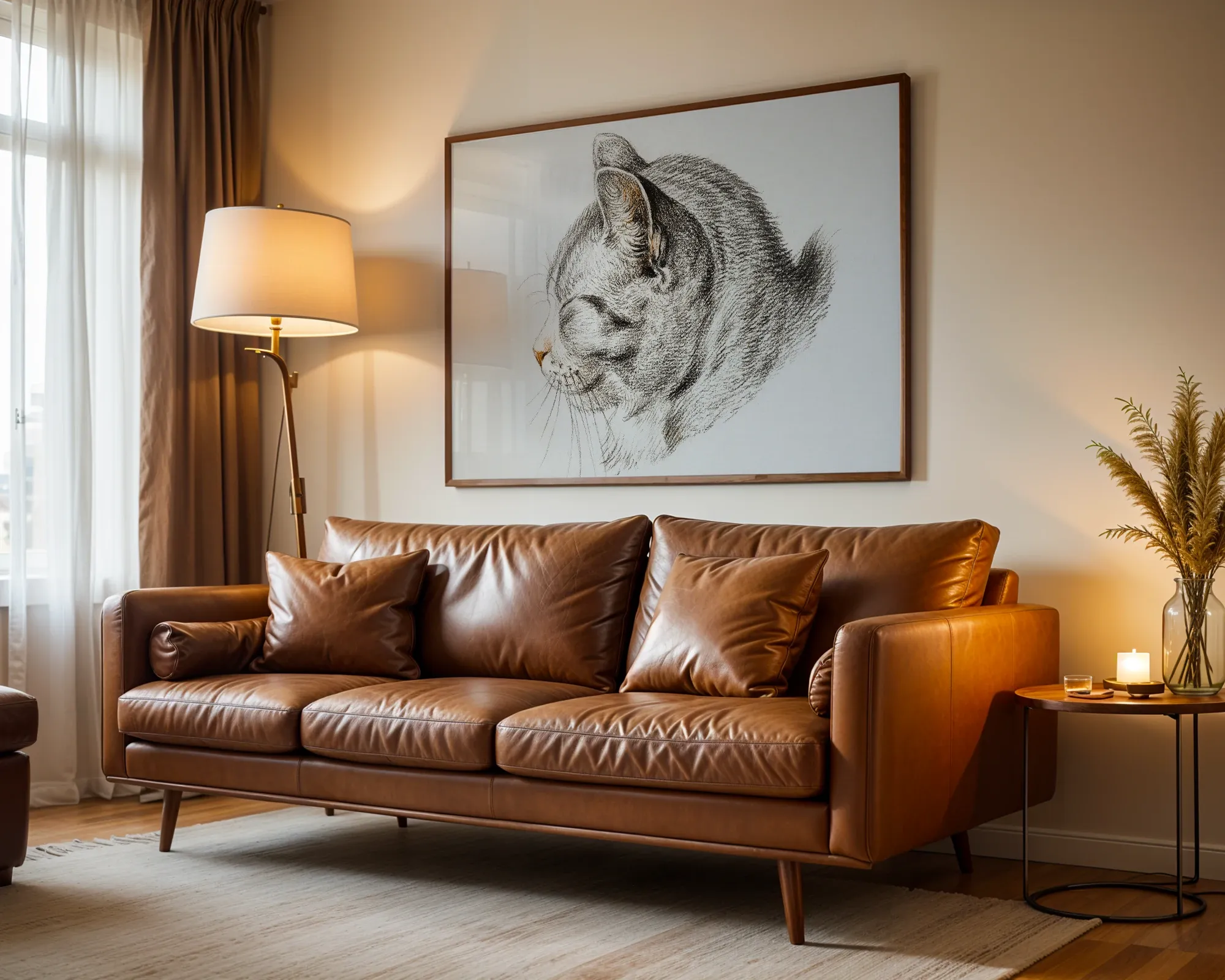 Head of a Cat — room view 3