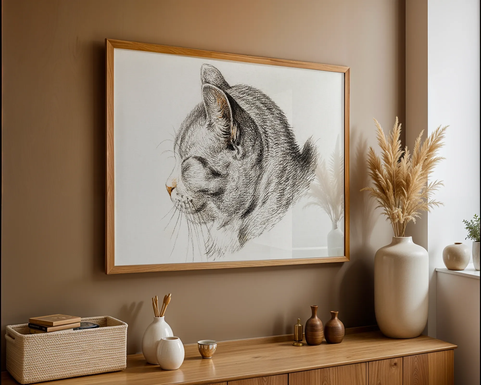 Head of a Cat — room view 5