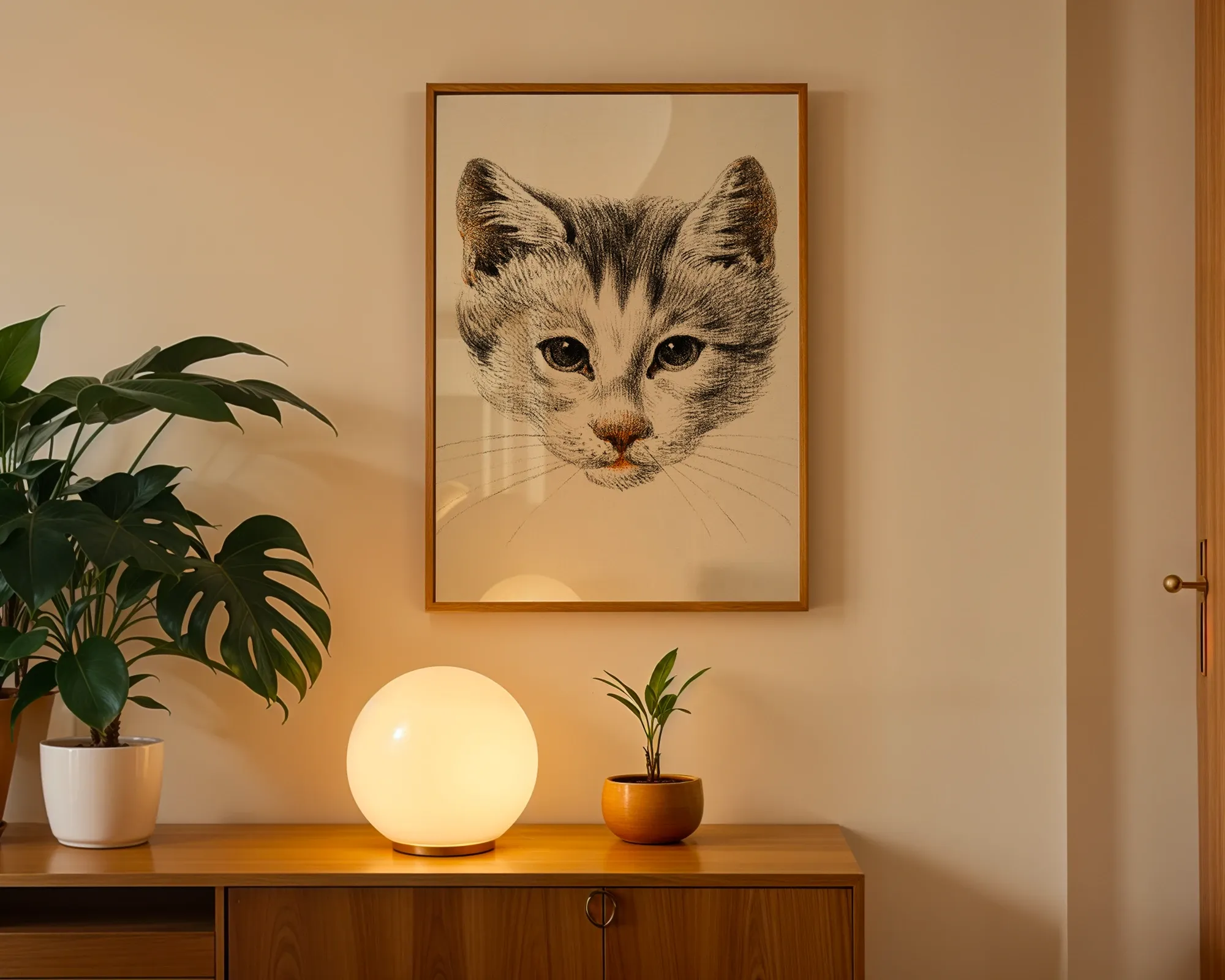 Head of a Cat — room view 3