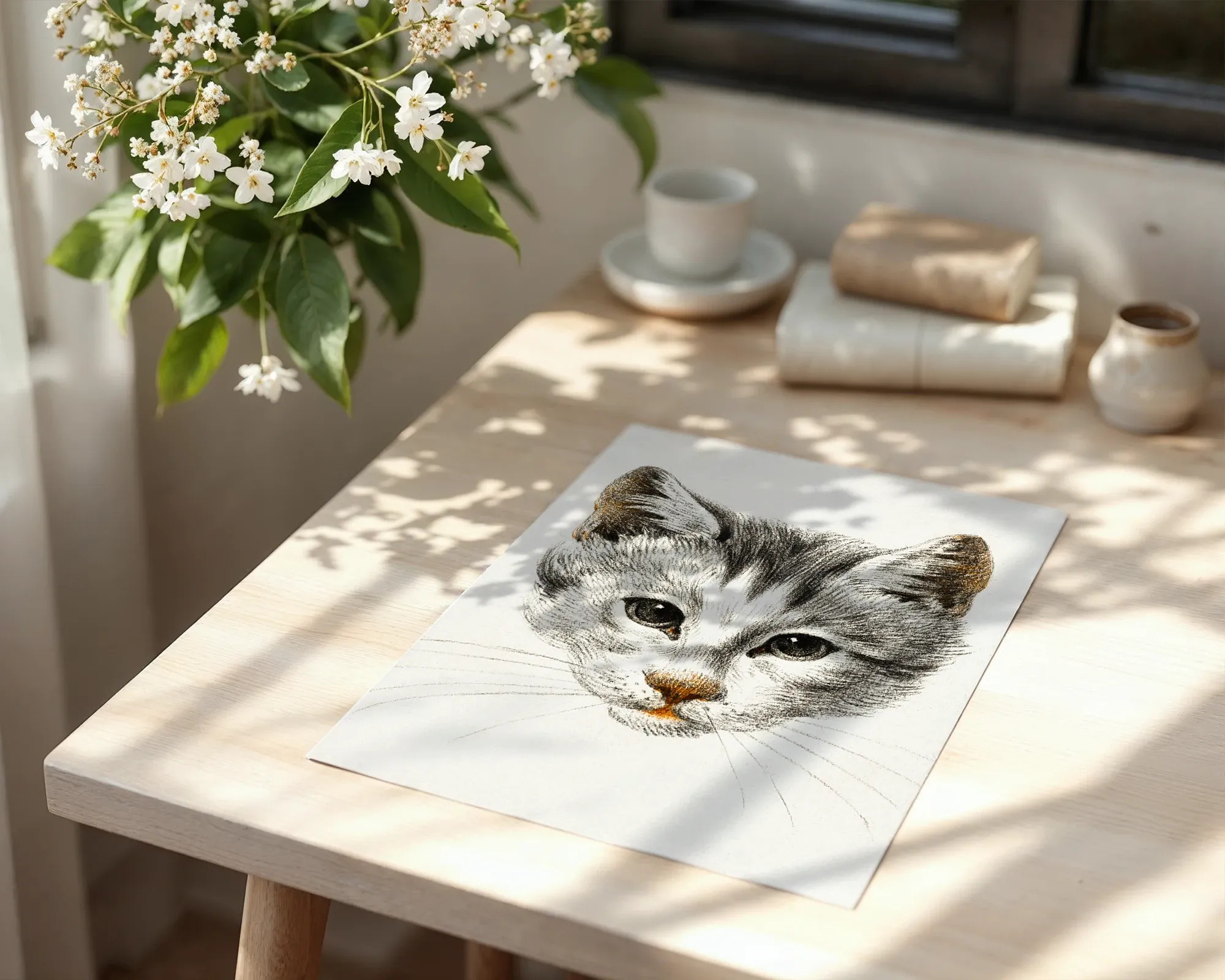 Head of a Cat — room view 6