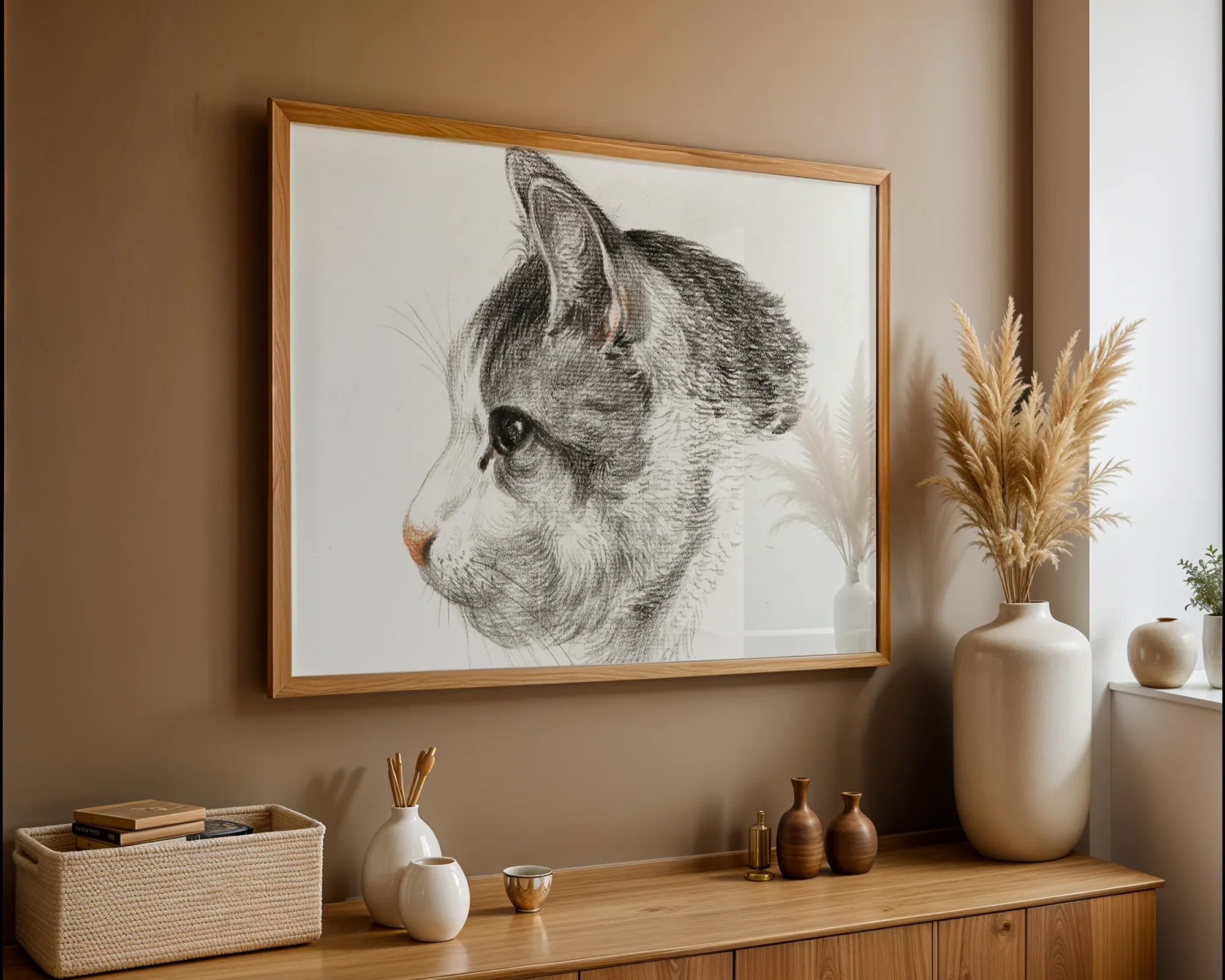 Head of a Cat — room view 5