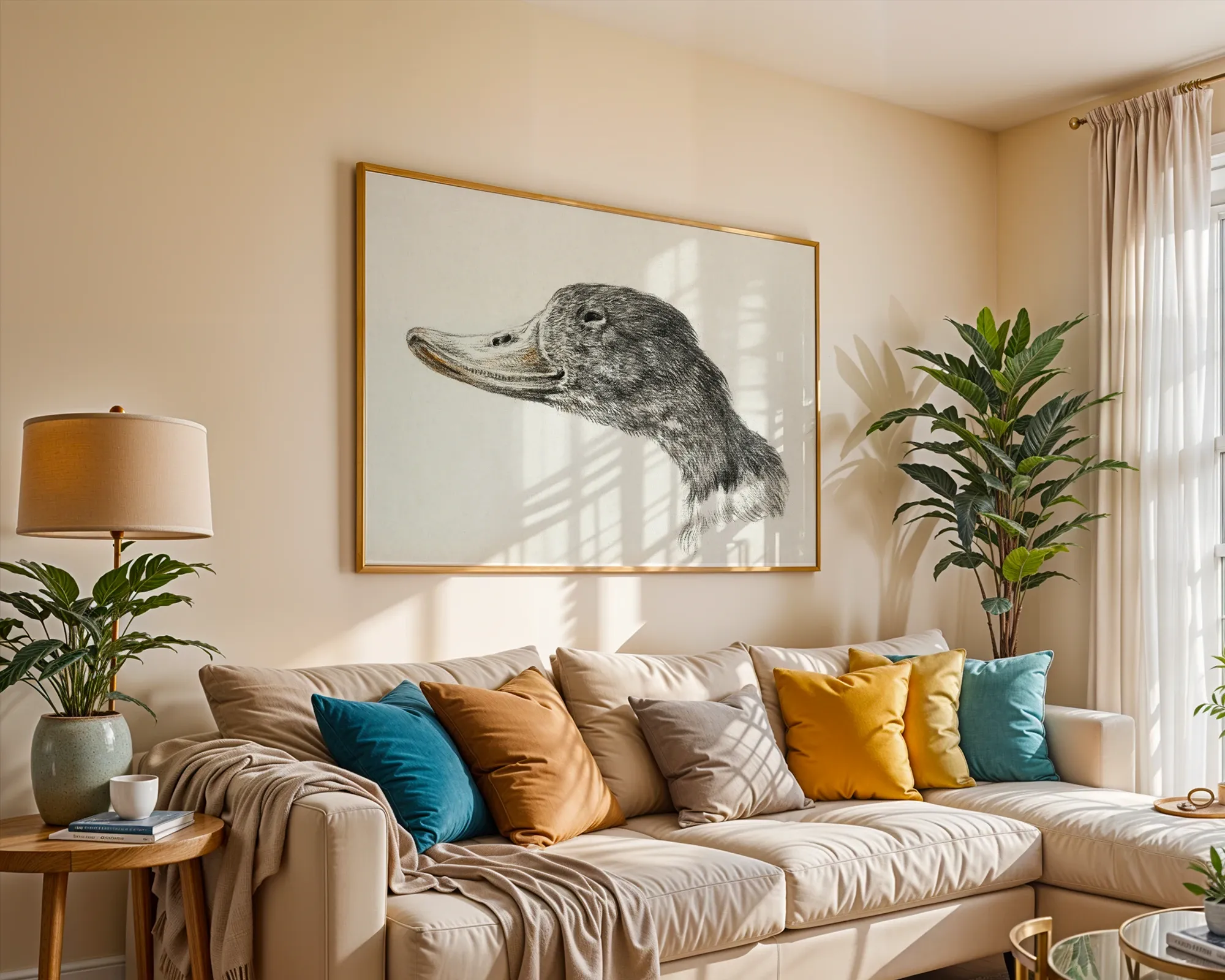 Head of a Duck — room view 2