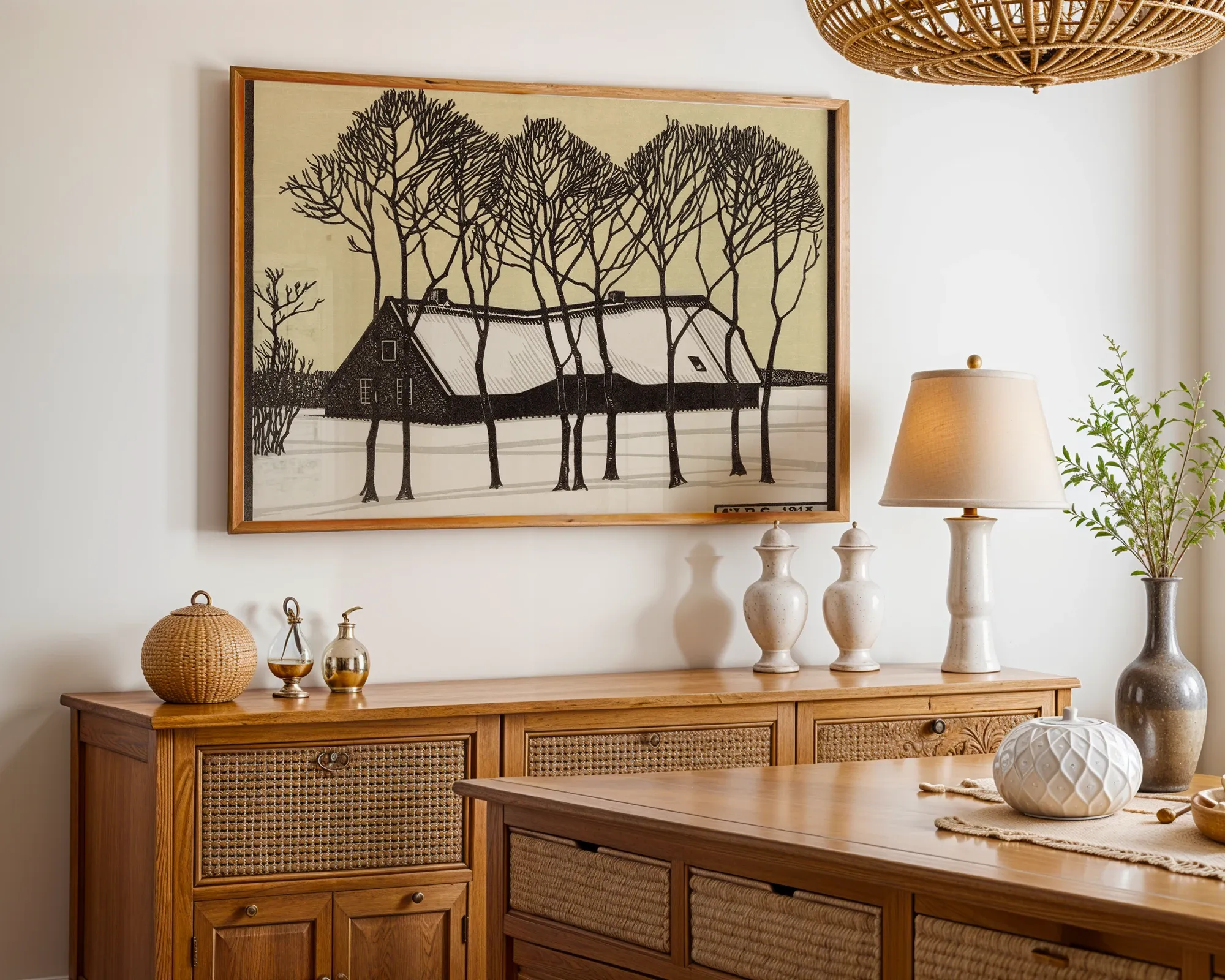 Winter Landscape with Farmstead — room view 4