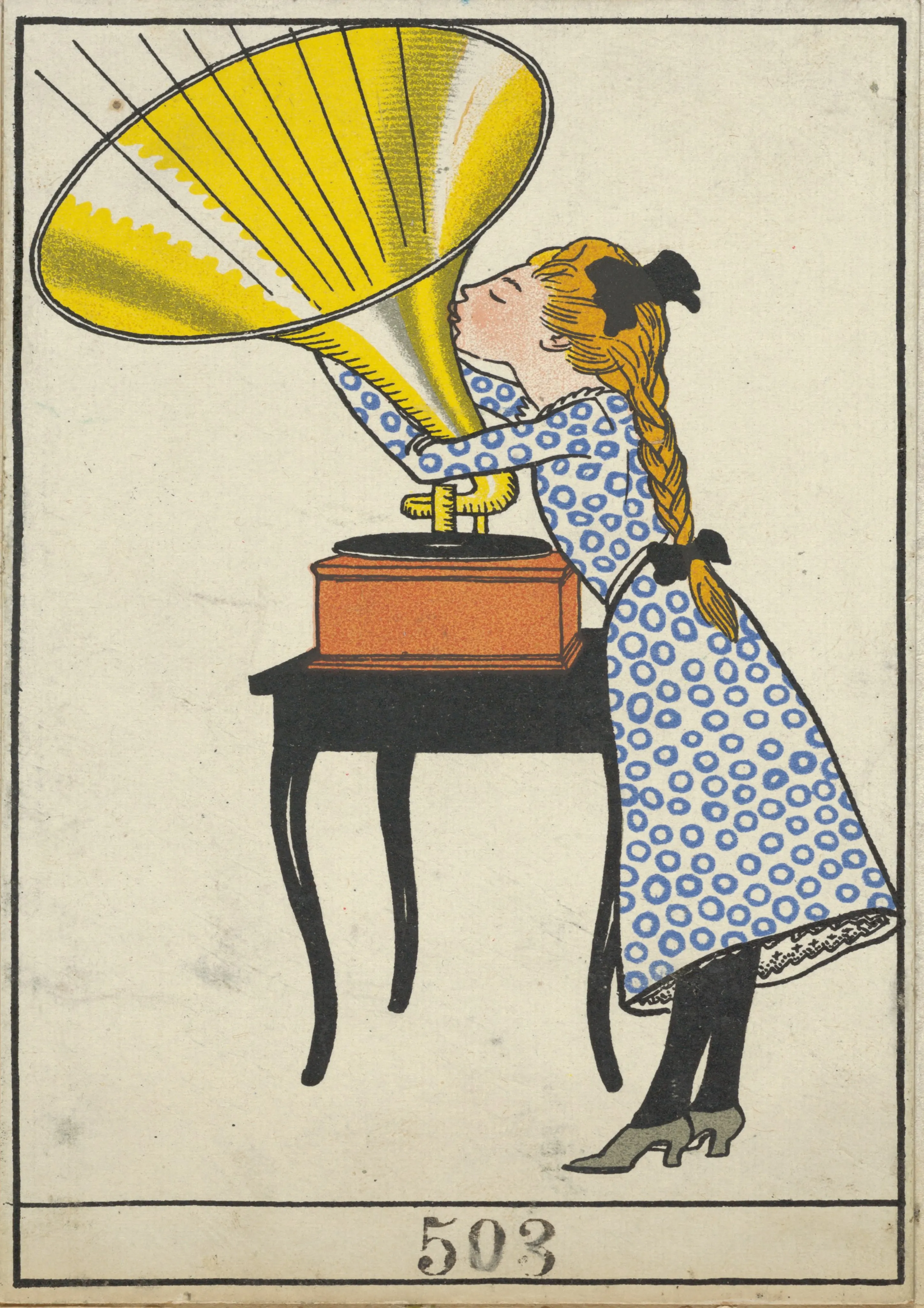 Girl with Gramophone image 1