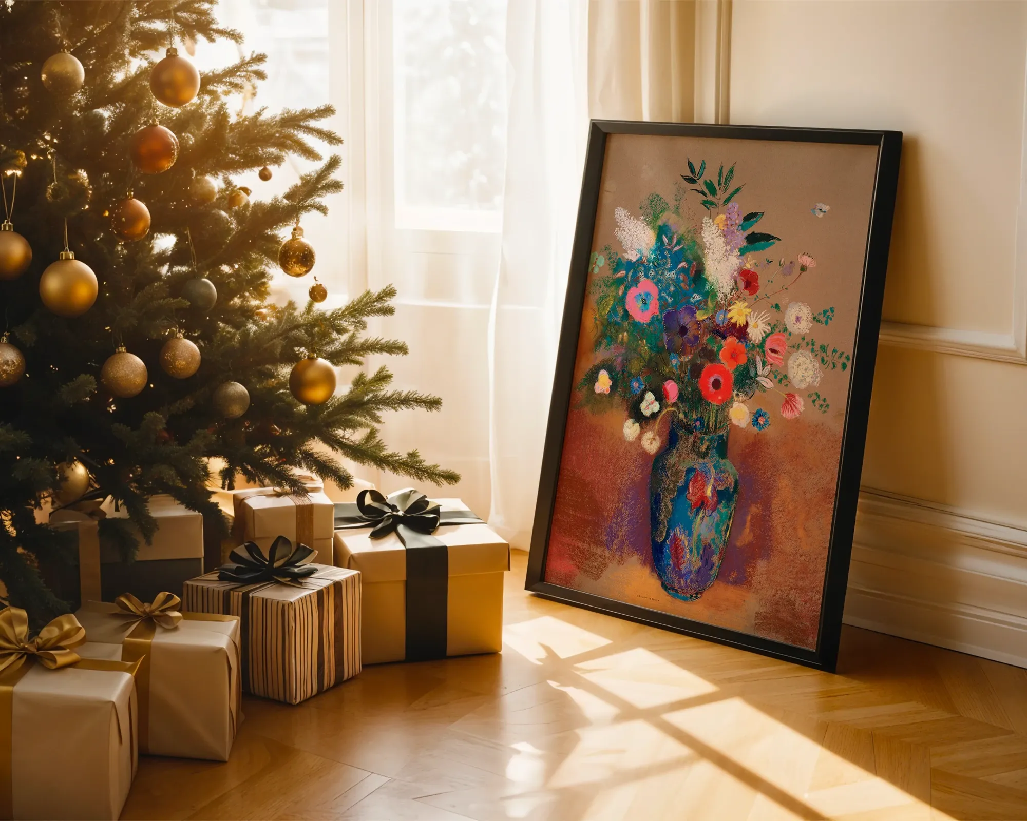 Vase of Flowers — room view 2