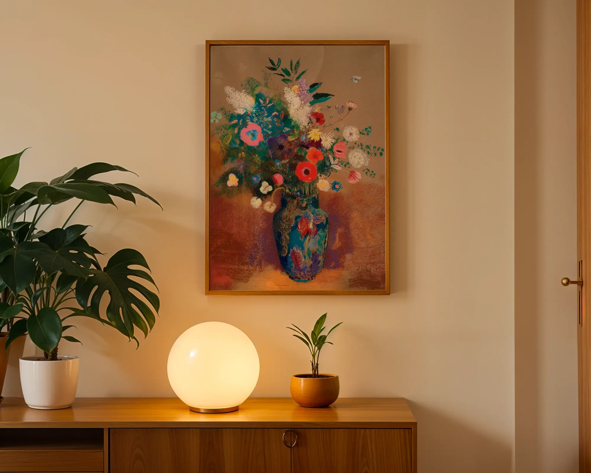 Vase of Flowers — room view 3