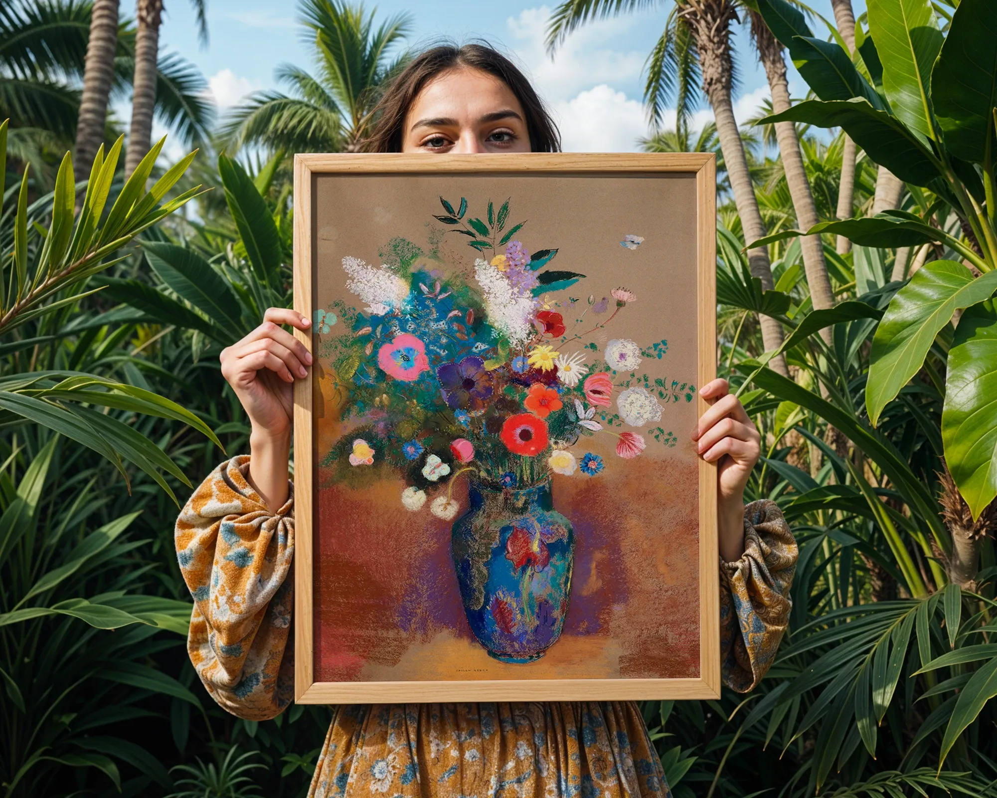 Vase of Flowers — room view 5