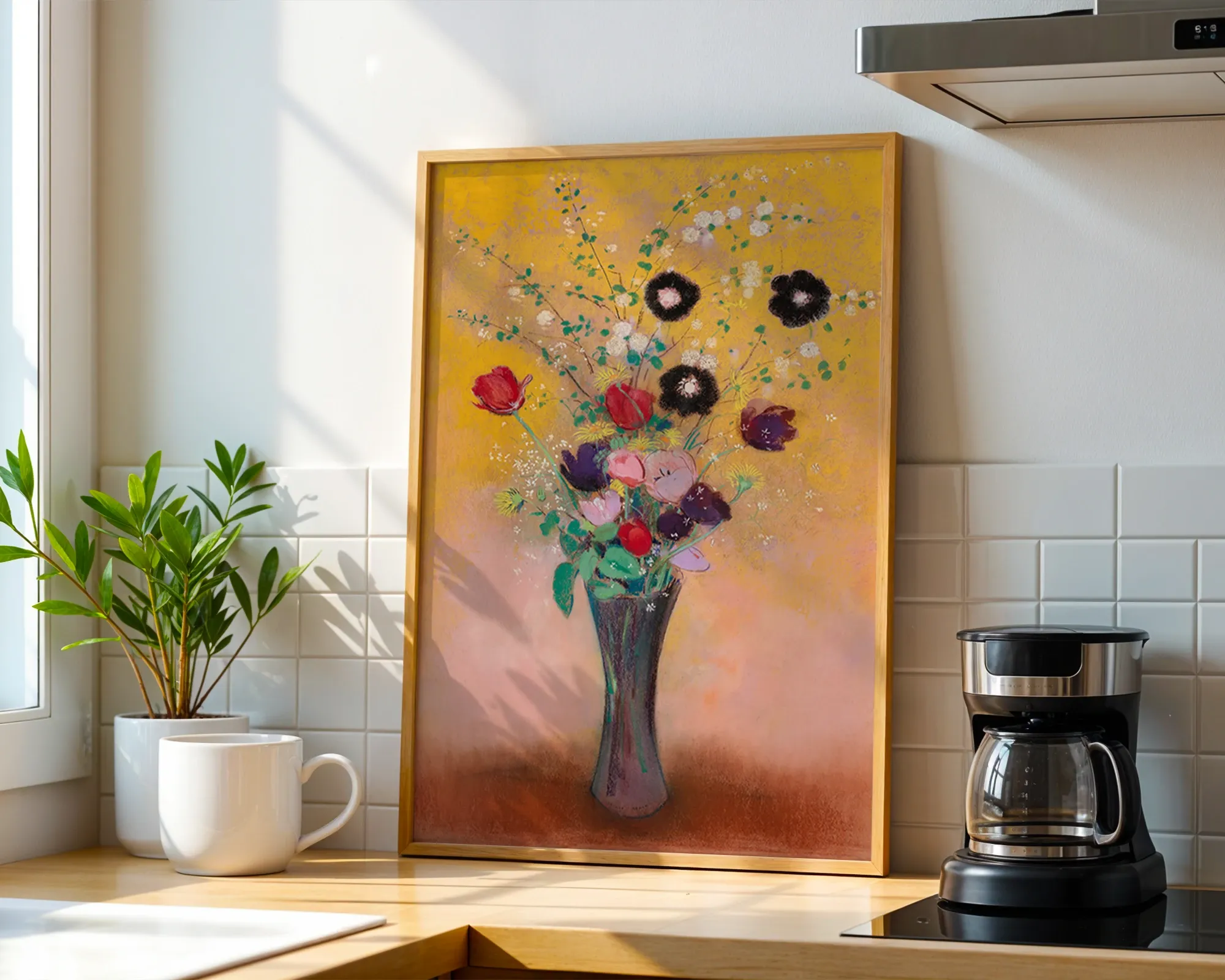 Vase of Flowers — room view 1