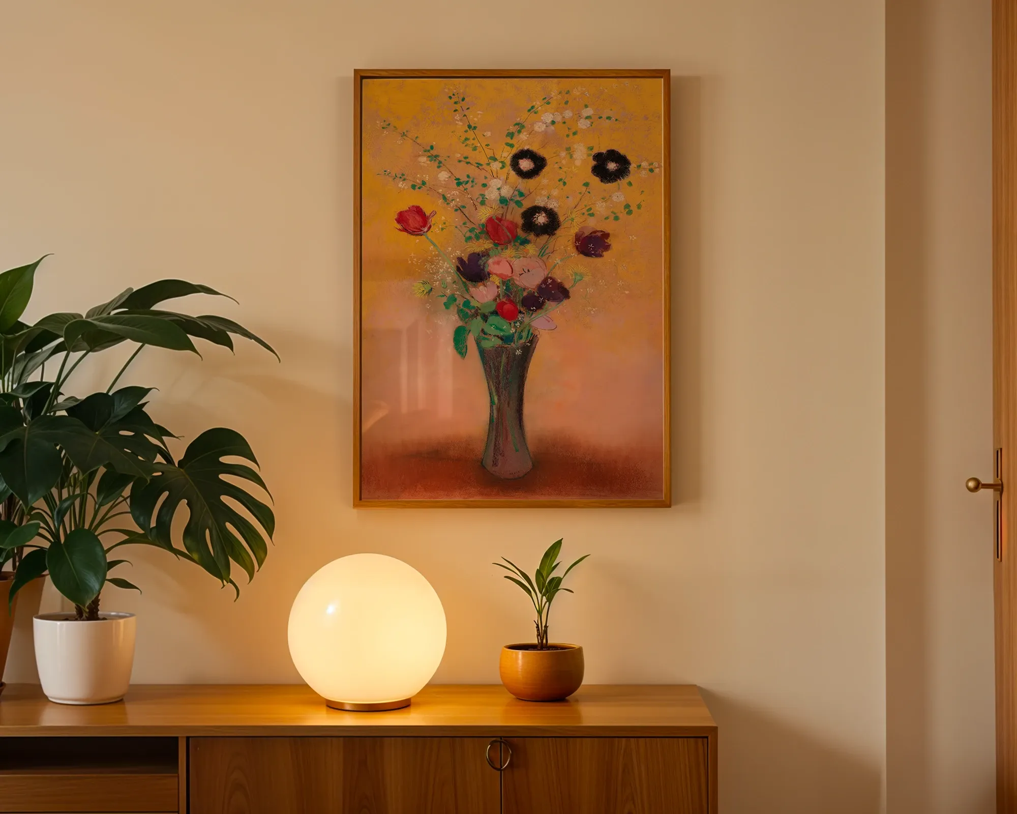 Vase of Flowers — room view 3