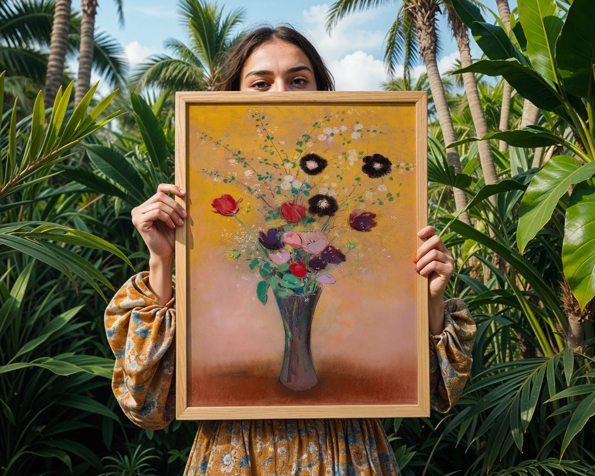 Vase of Flowers — room view 5