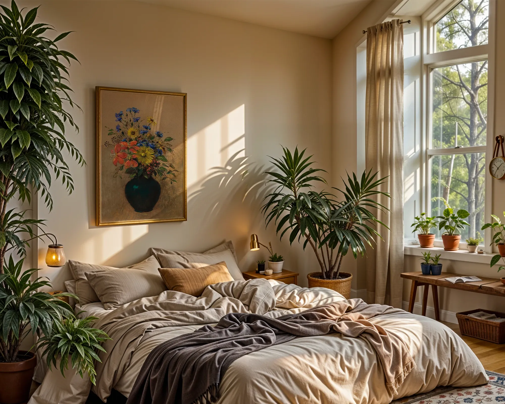Wildflowers in a Dark Vase — room view 4