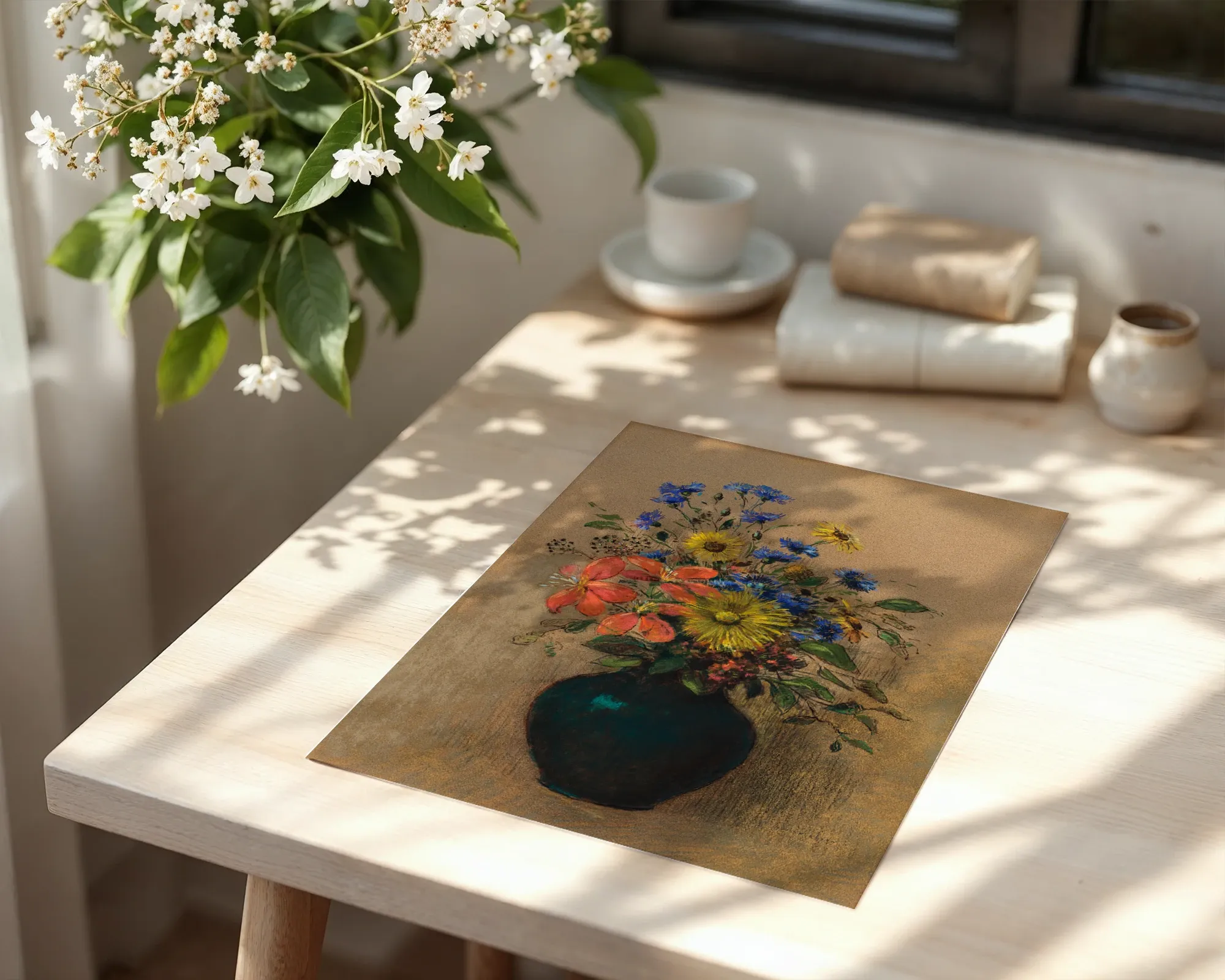 Wildflowers in a Dark Vase — room view 6