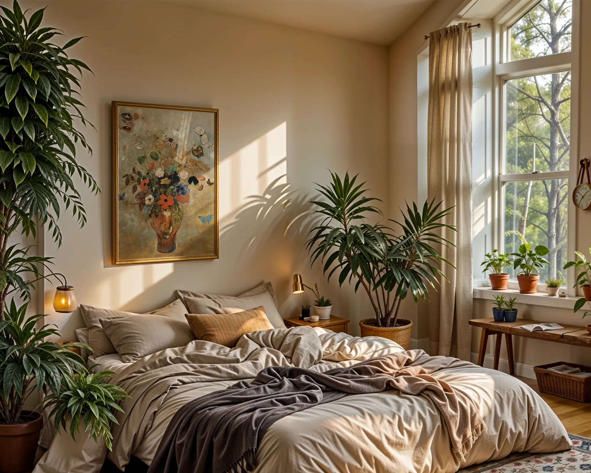Vase of Flowers with Butterflies — room view 4