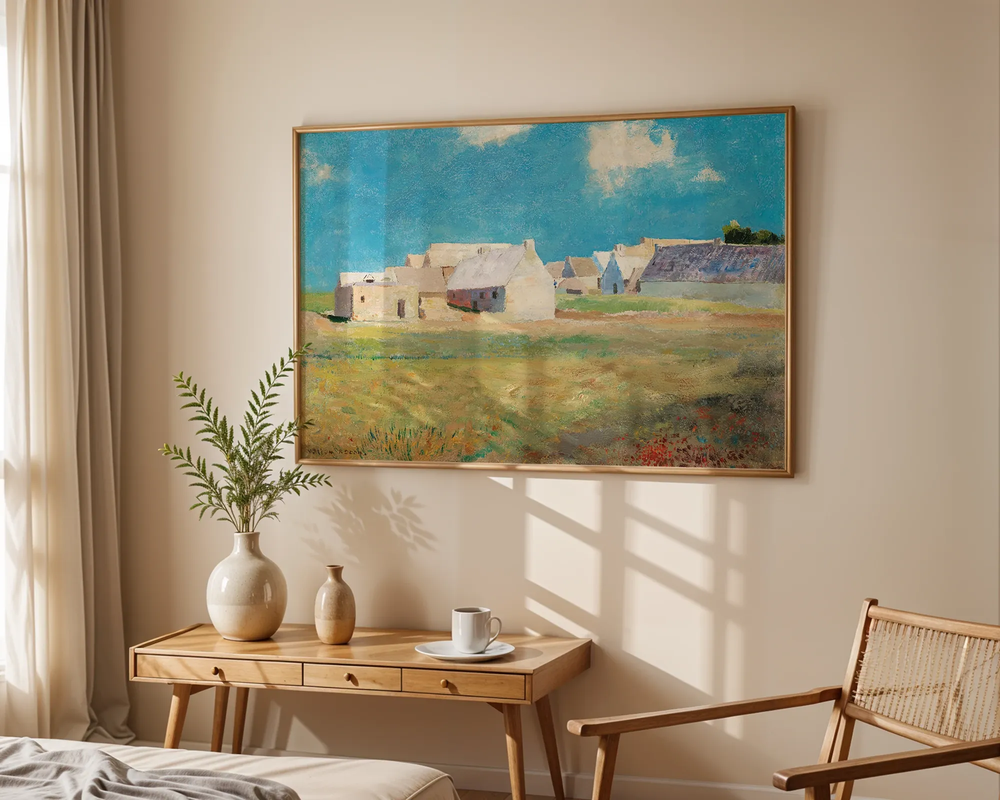 Village in Brittany — room view 1