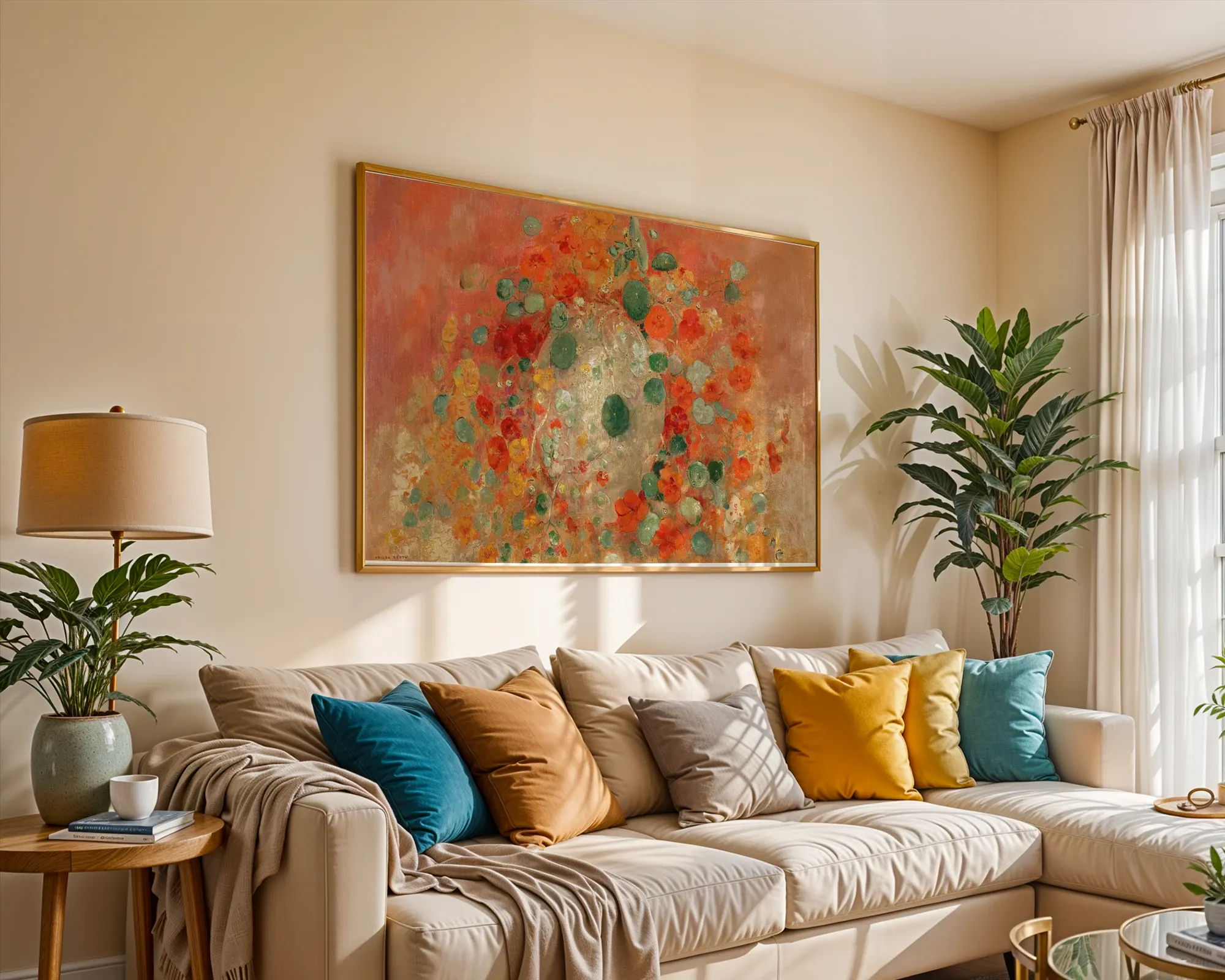 Nasturtiums — room view 2
