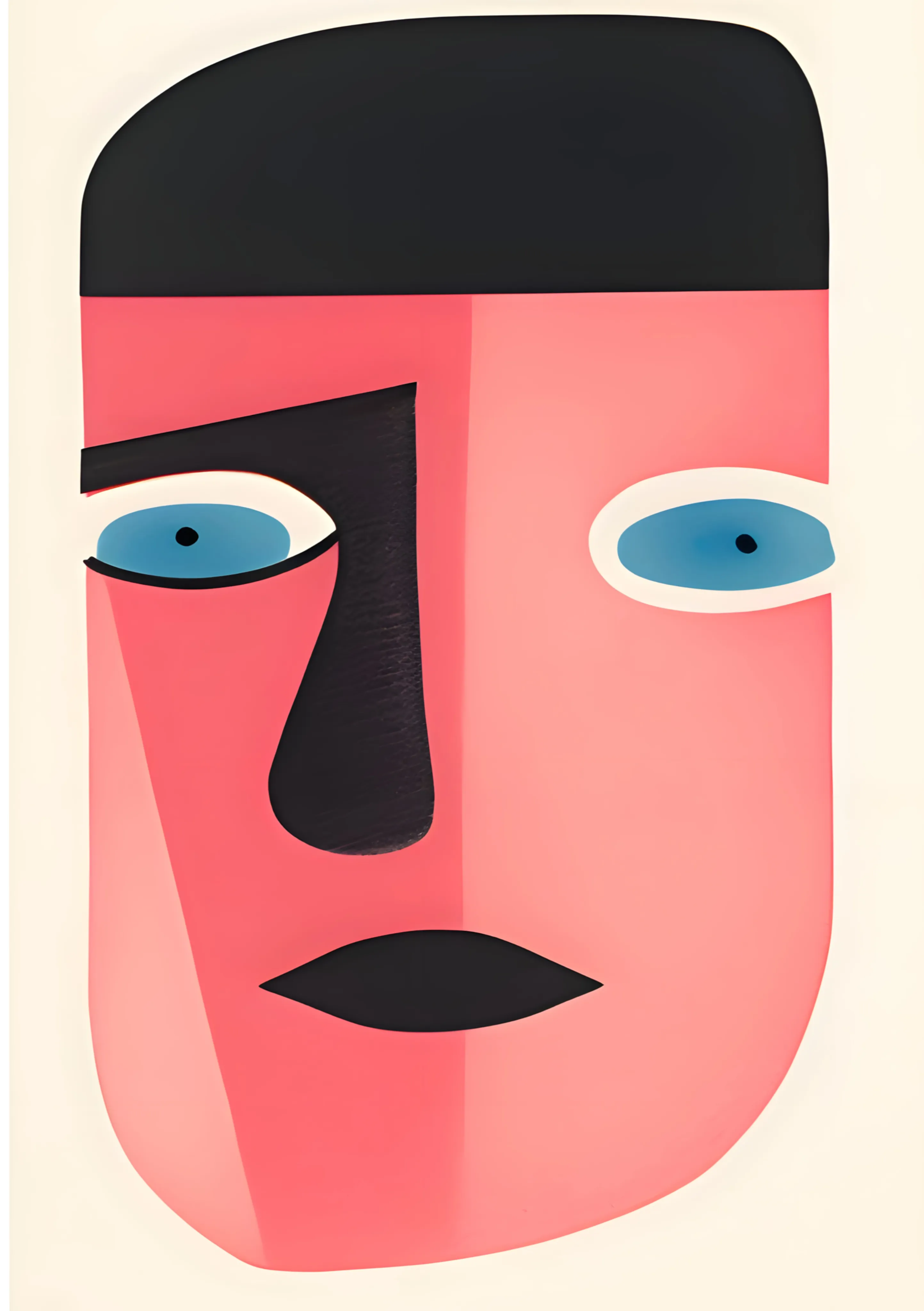 Geometric Abstract Portrait image 1