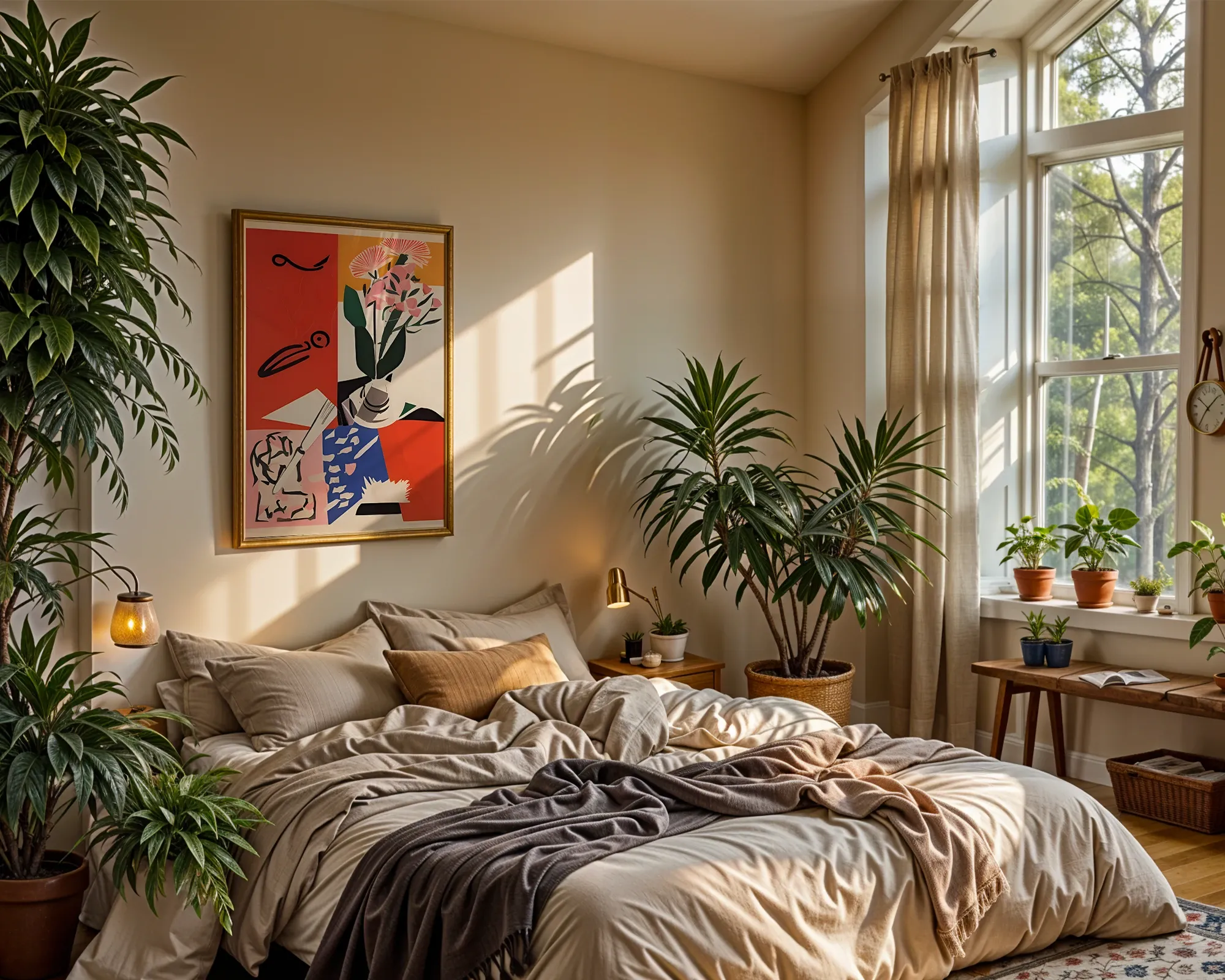 Abstract Floral Still Life Composition — room view 4