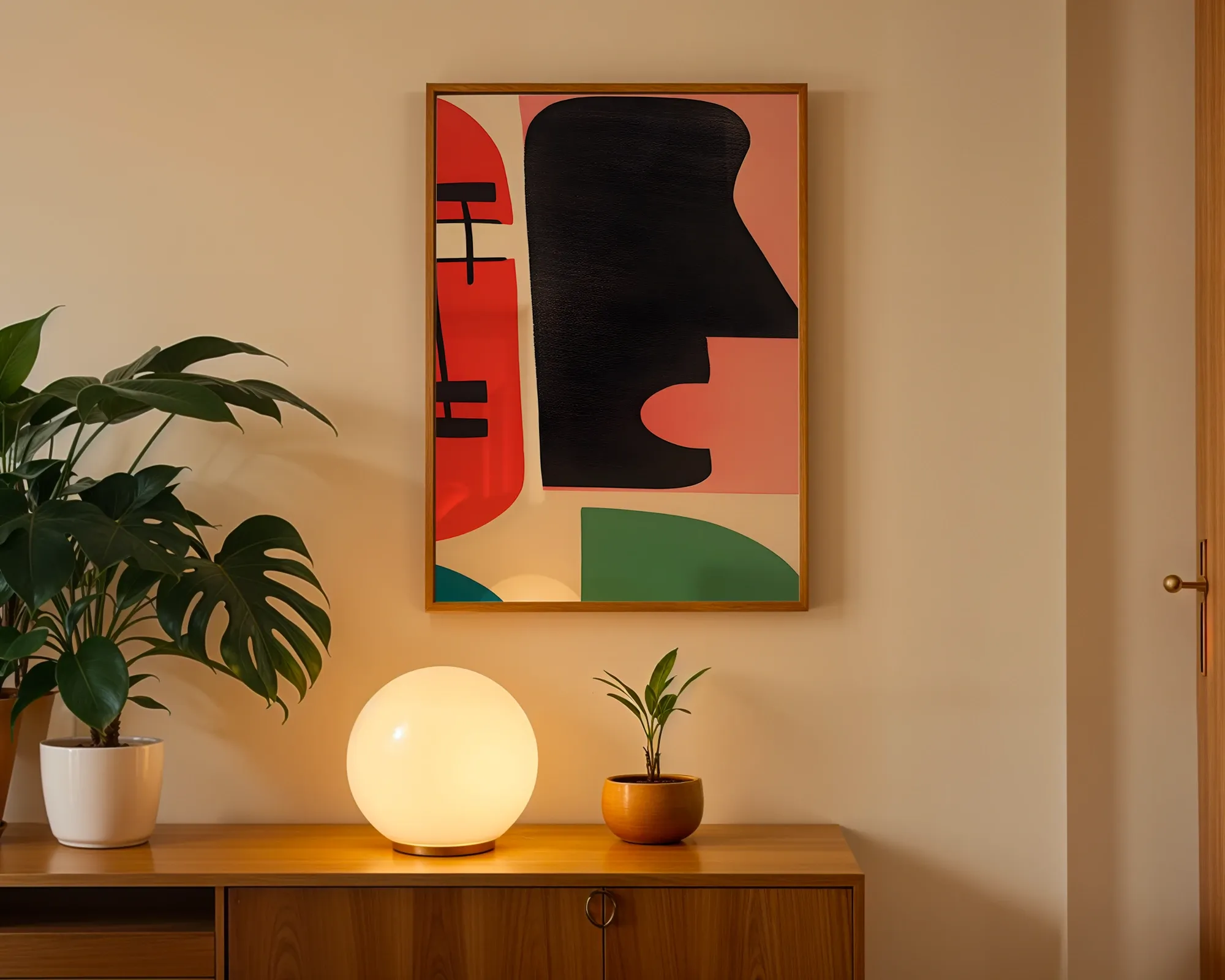 Abstract Profile in Color — room view 3
