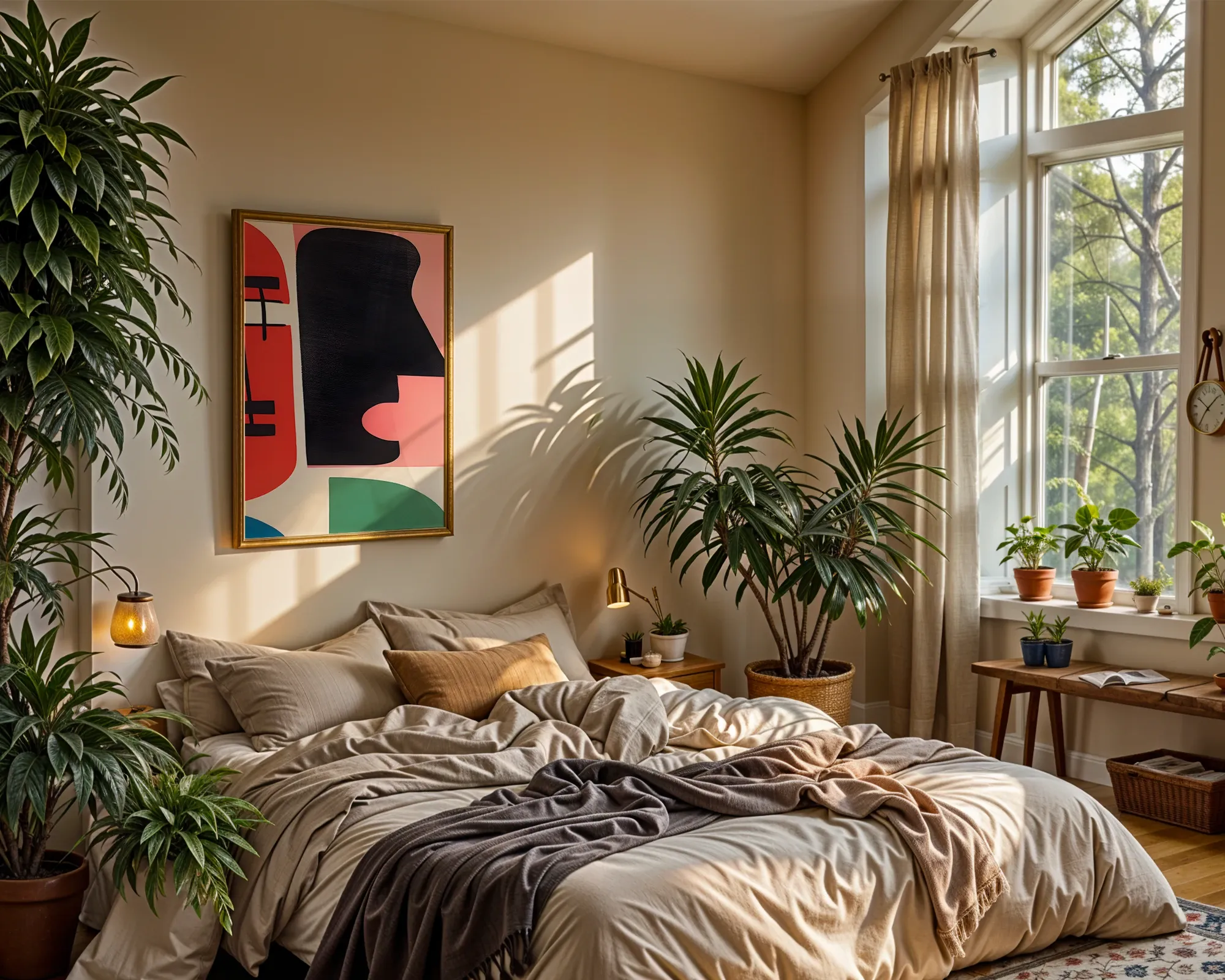 Abstract Profile in Color — room view 4