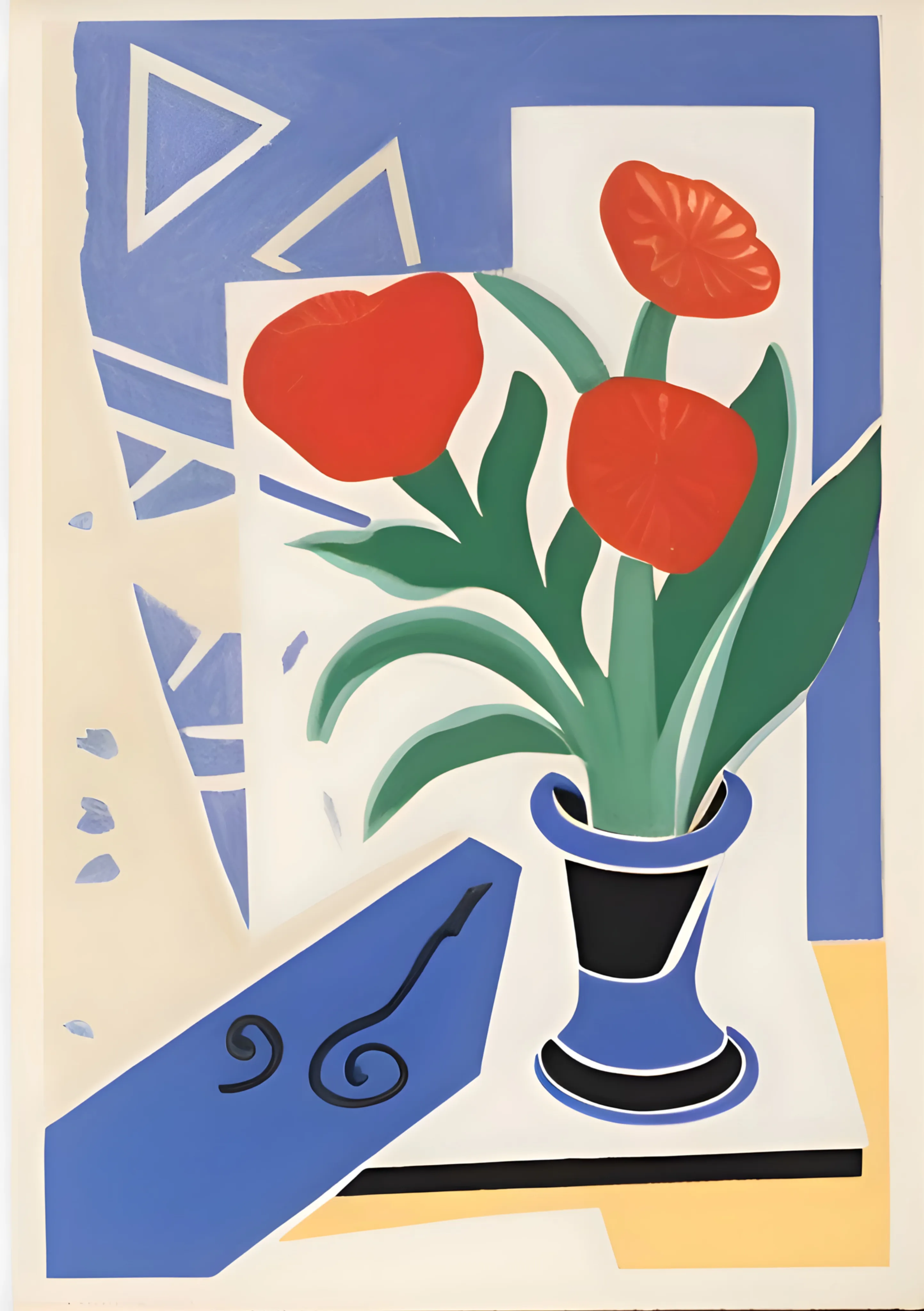 Modernist Floral Cutout image 1