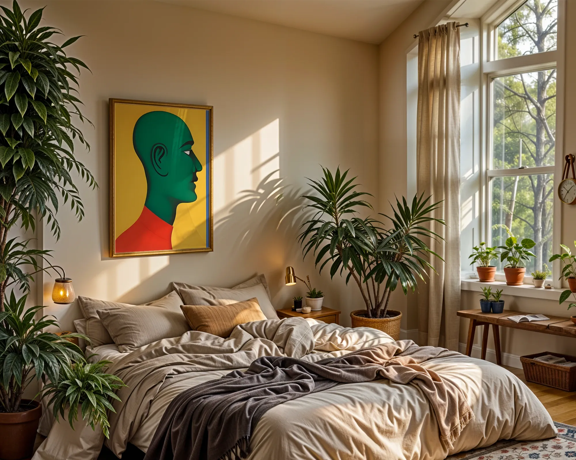 Green Profile on Yellow — room view 4