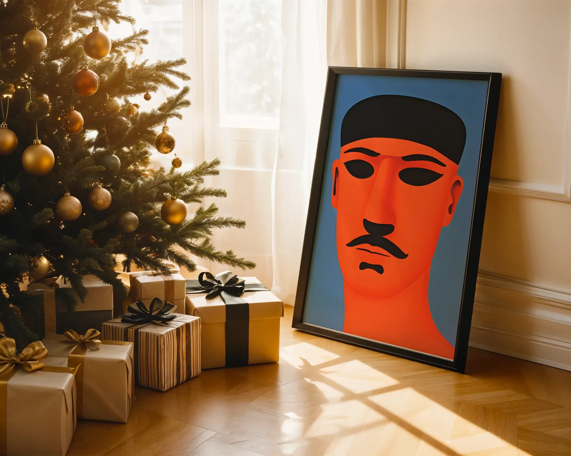 Portrait of a Man with Moustache — room view 2