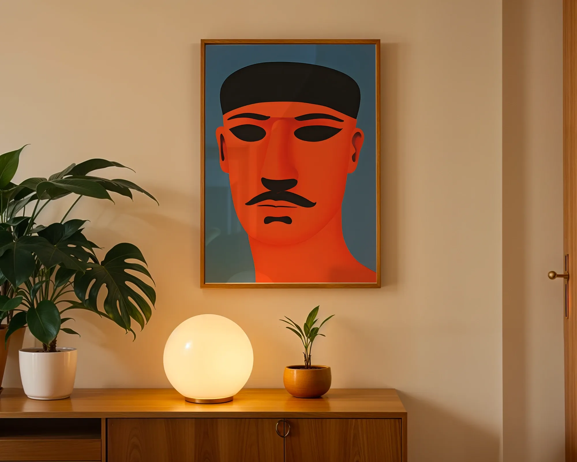 Portrait of a Man with Moustache — room view 3