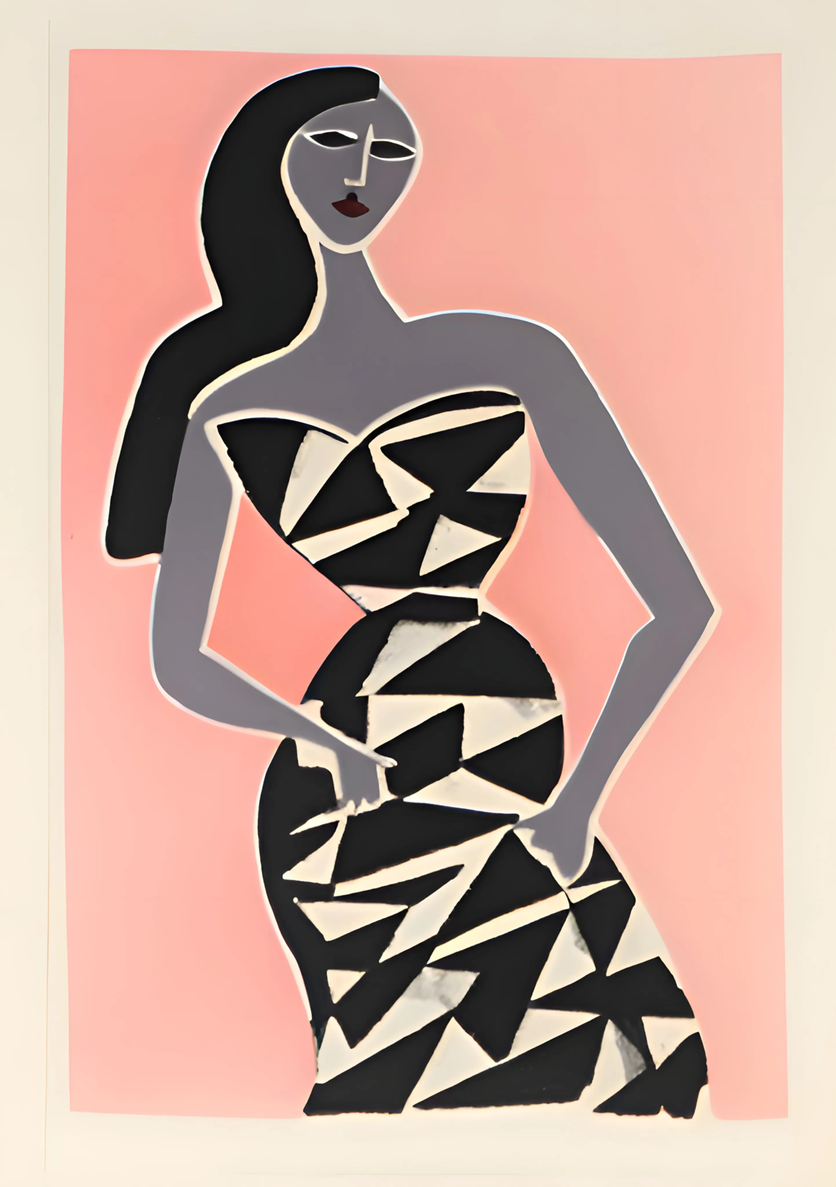 Geometric Fashion Silhouette image 1