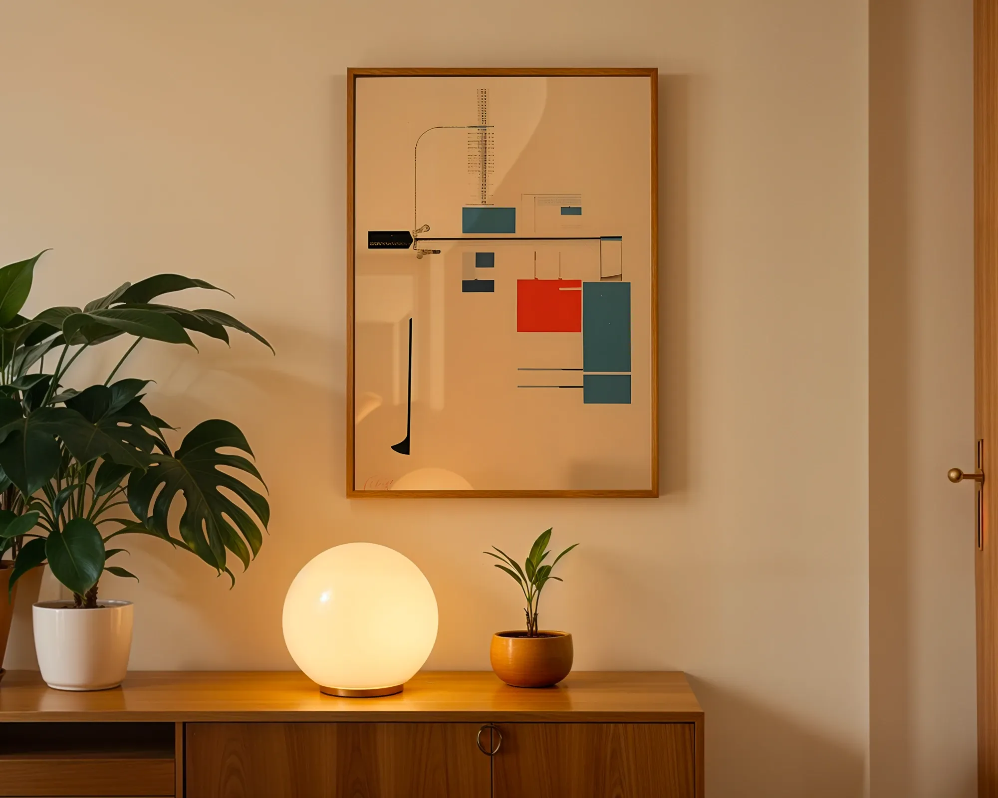Constructivist Geometric Composition — room view 3