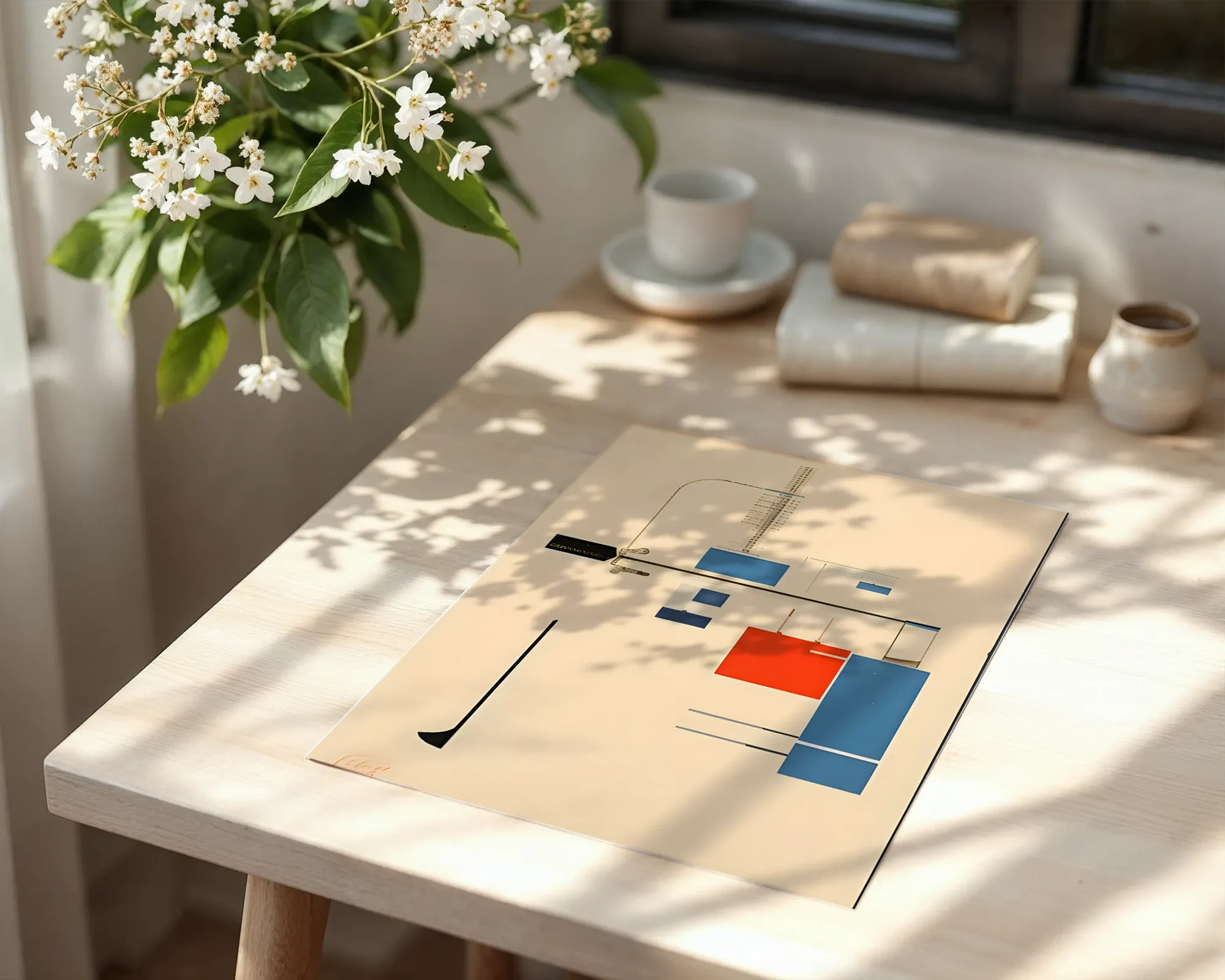 Constructivist Geometric Composition — room view 6