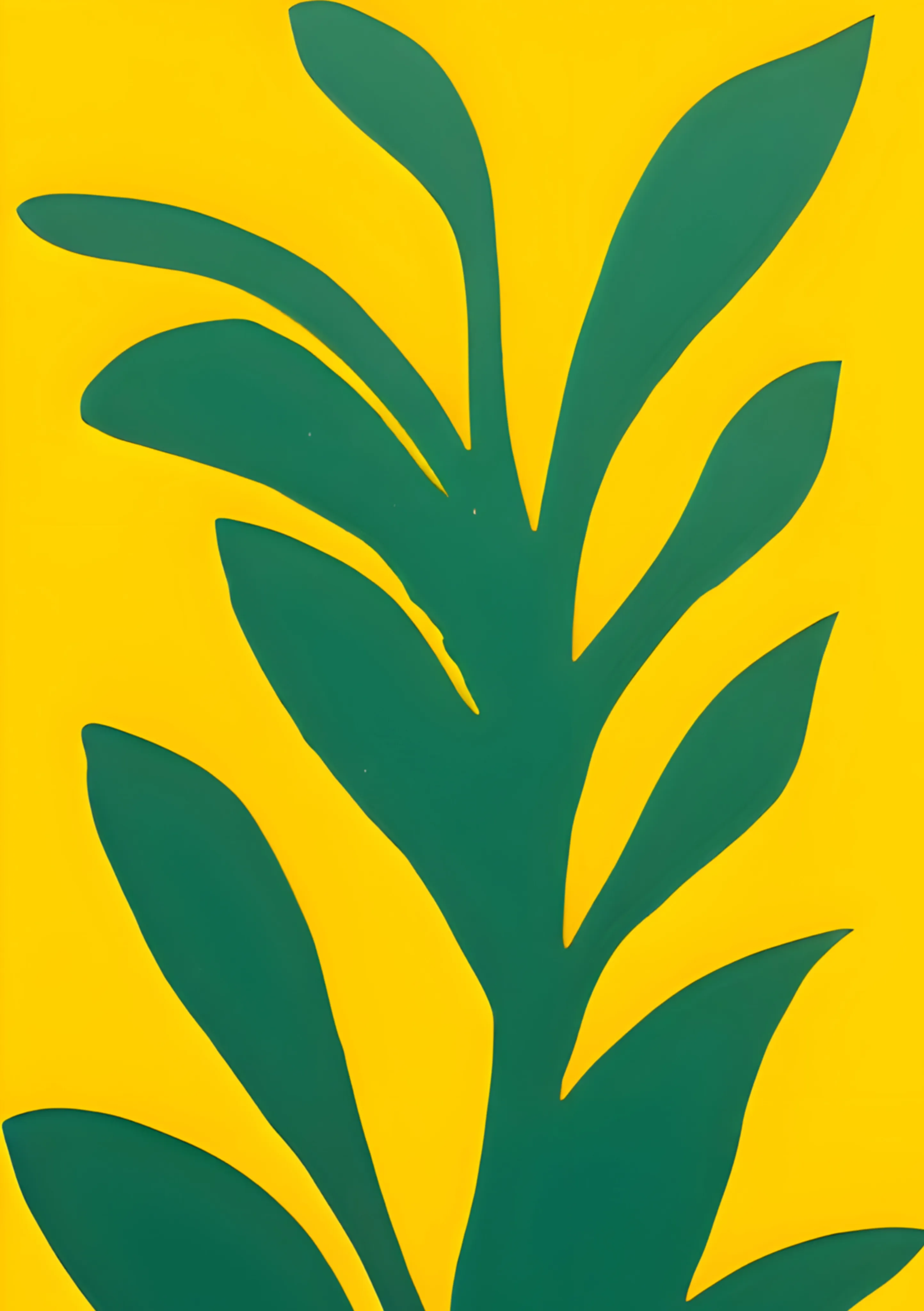 Green Foliage Cutout image 1