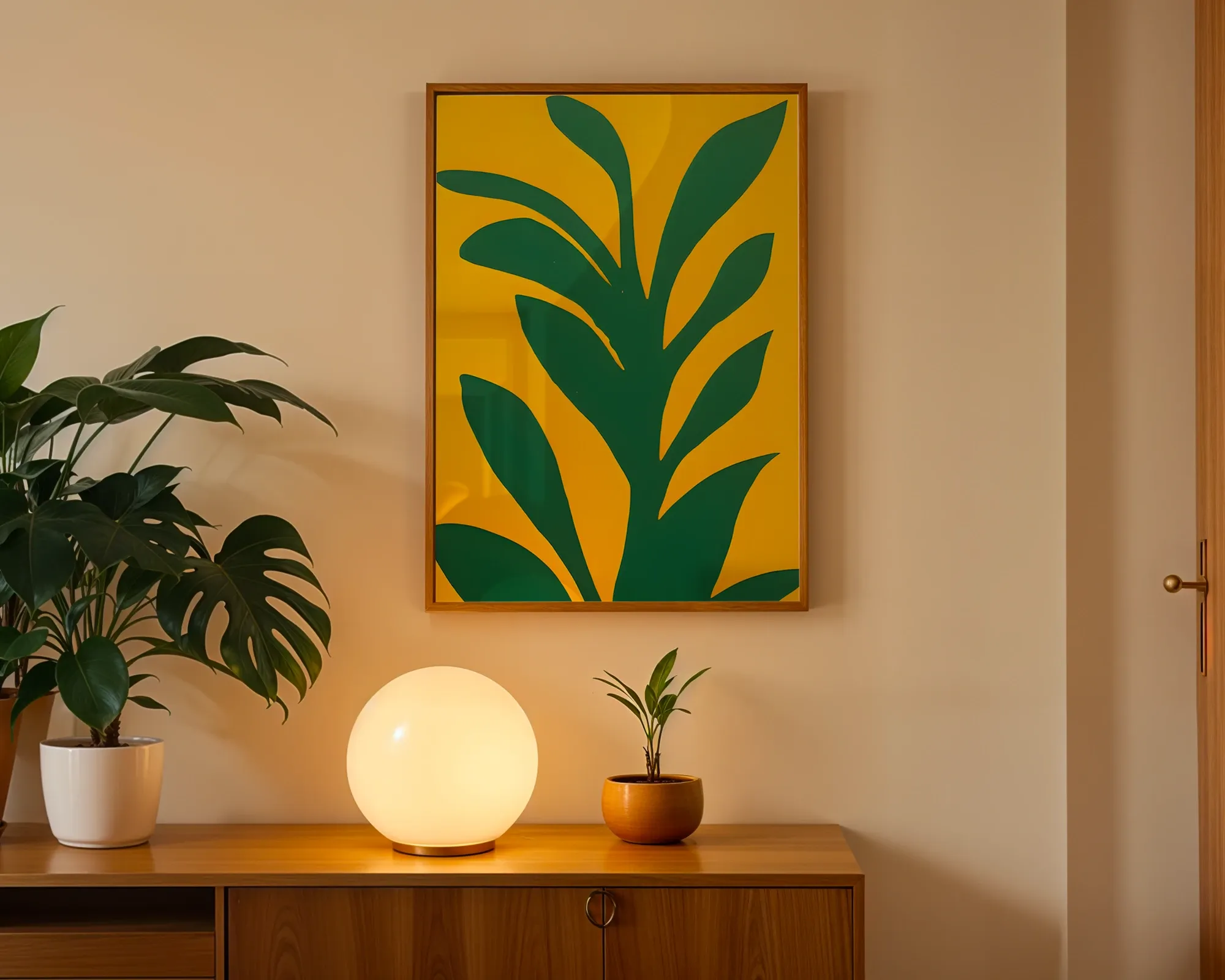 Green Foliage Cutout — room view 3