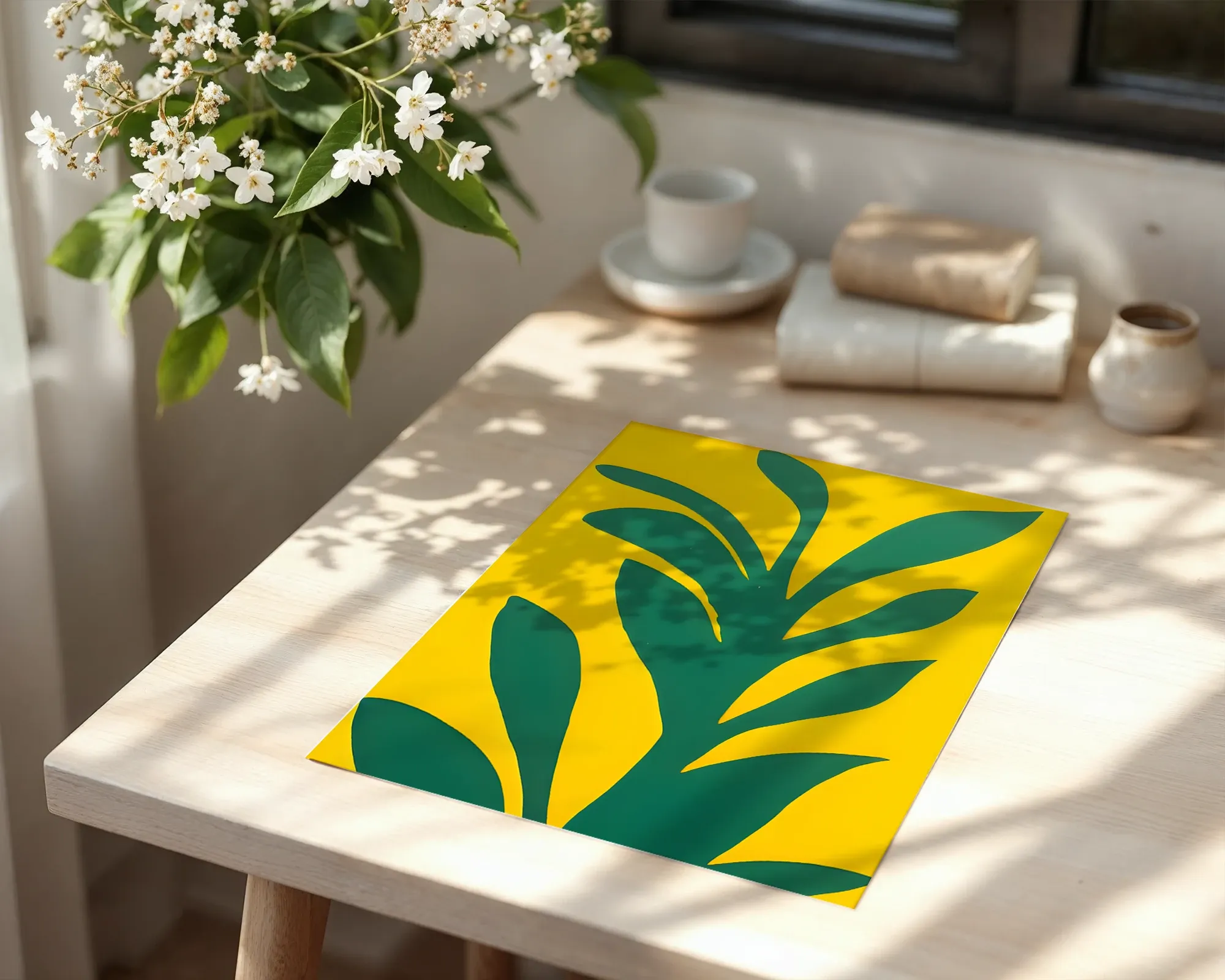 Green Foliage Cutout — room view 6