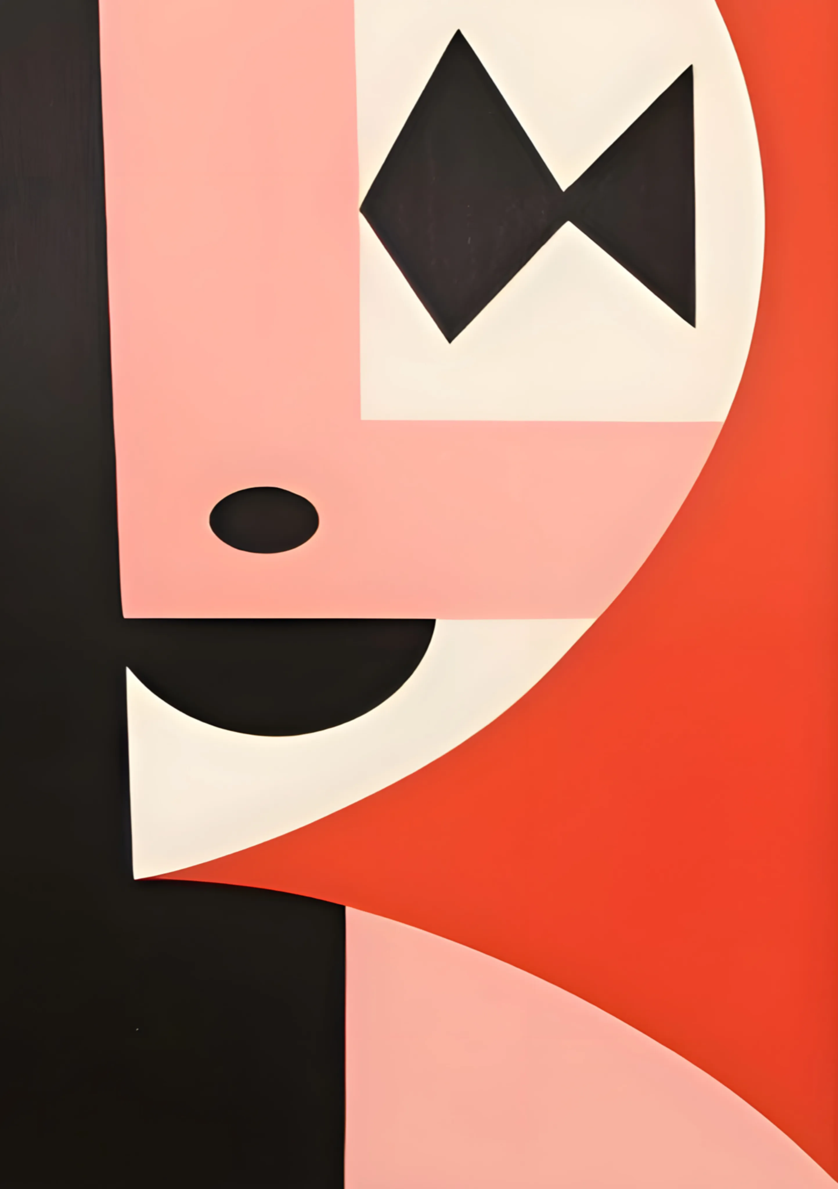 Geometric Harlequin Portrait image 1