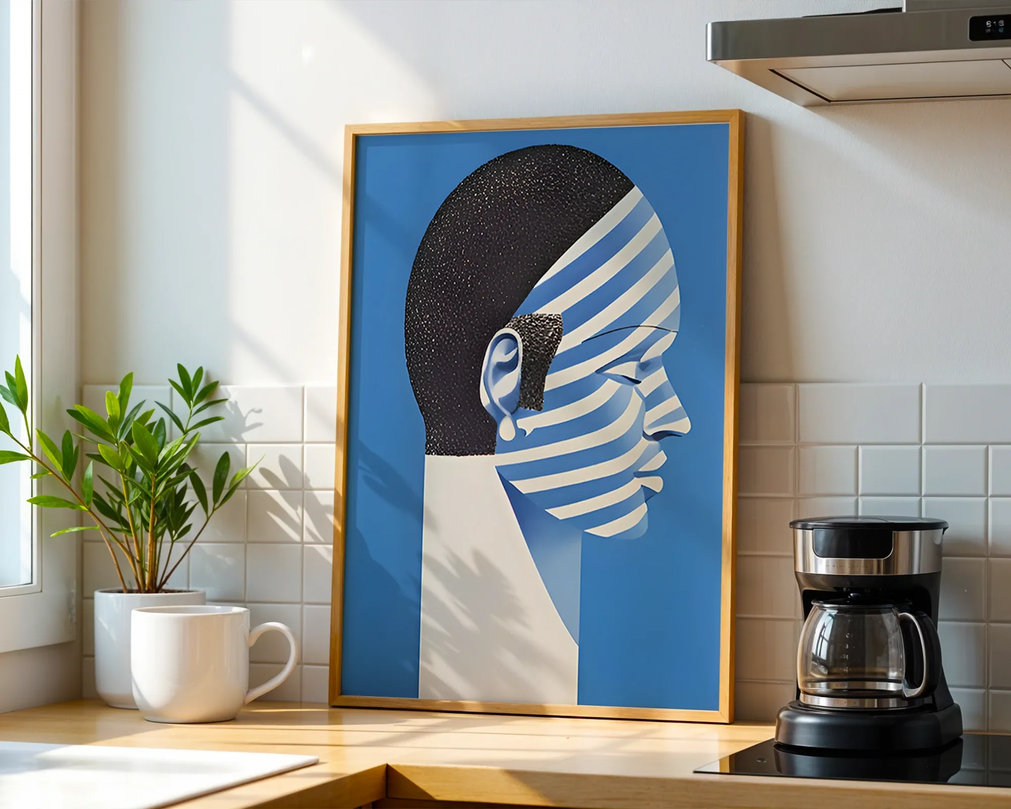 Striped Silhouette Profile — room view 1