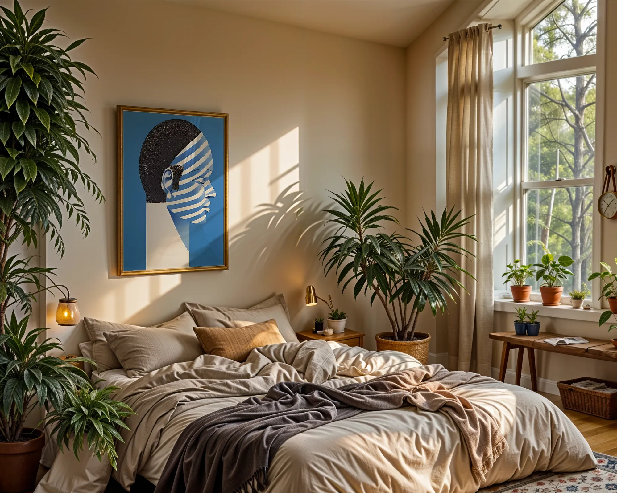 Striped Silhouette Profile — room view 4