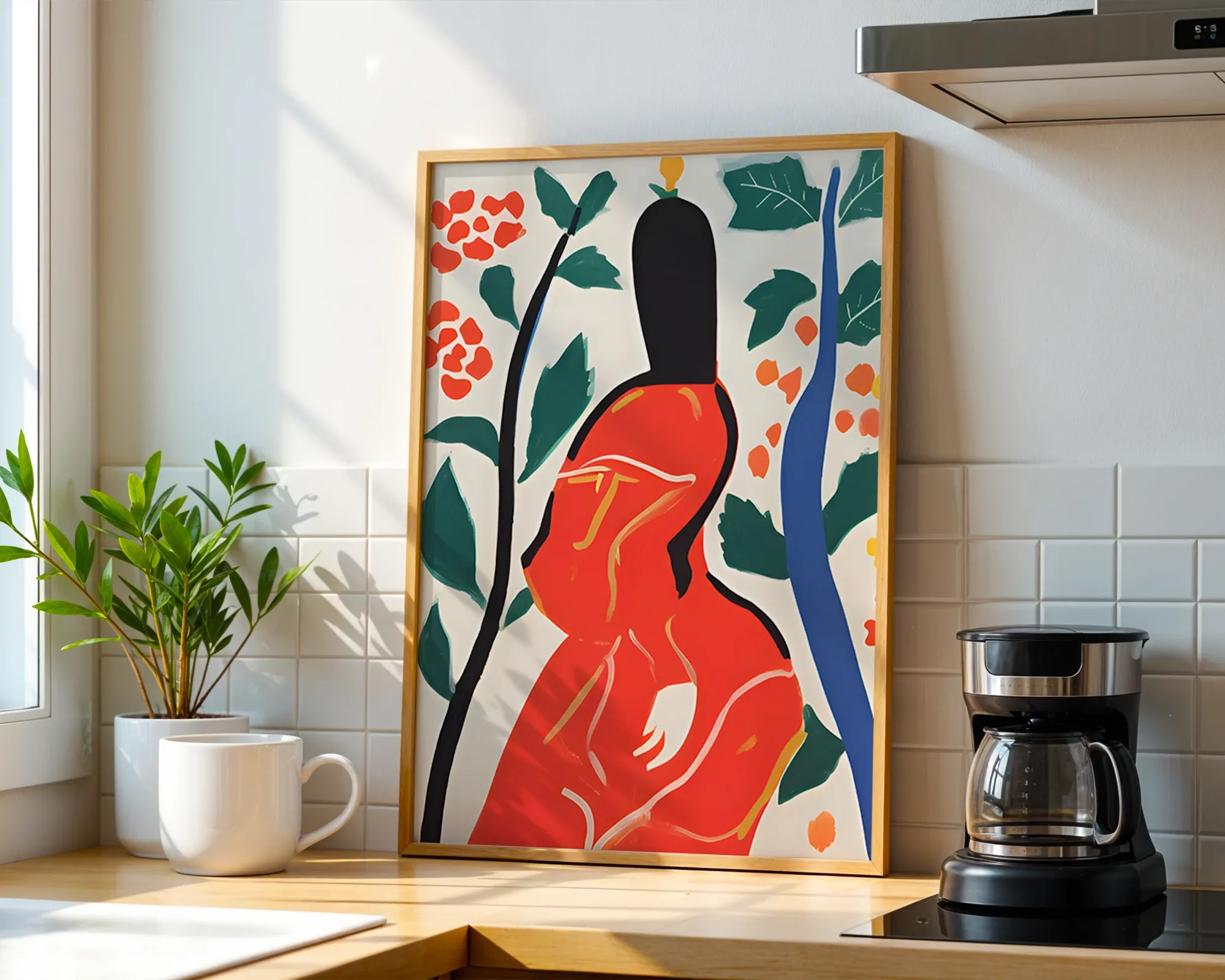 Abstract Silhouette in Garden — room view 1