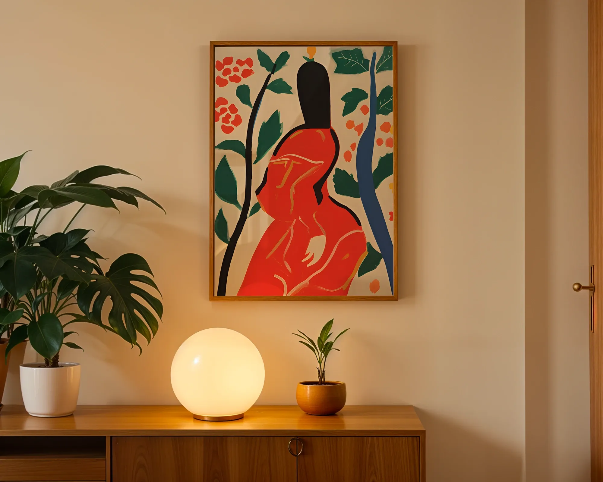 Abstract Silhouette in Garden — room view 3