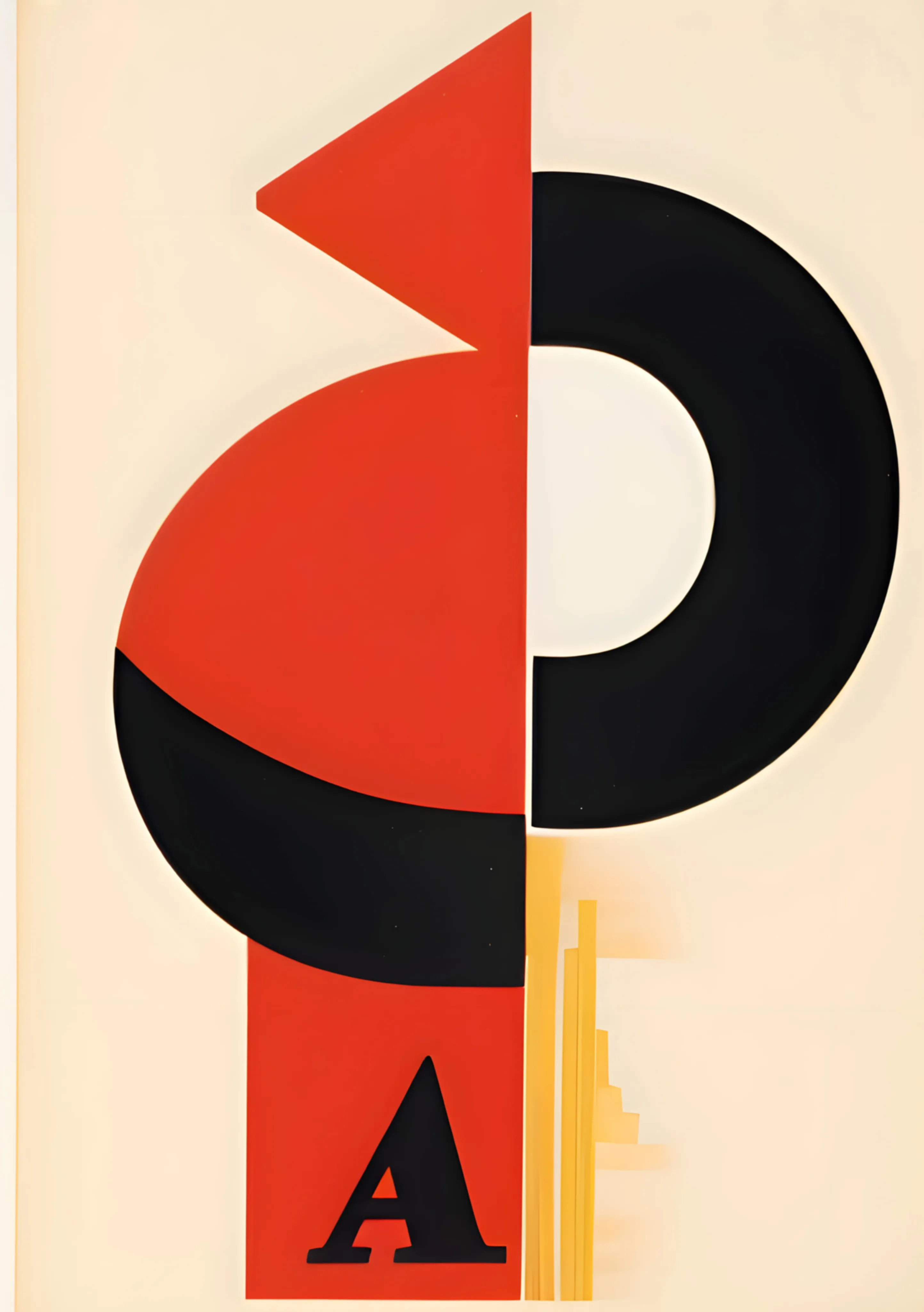Constructivist Geometric Composition image 1