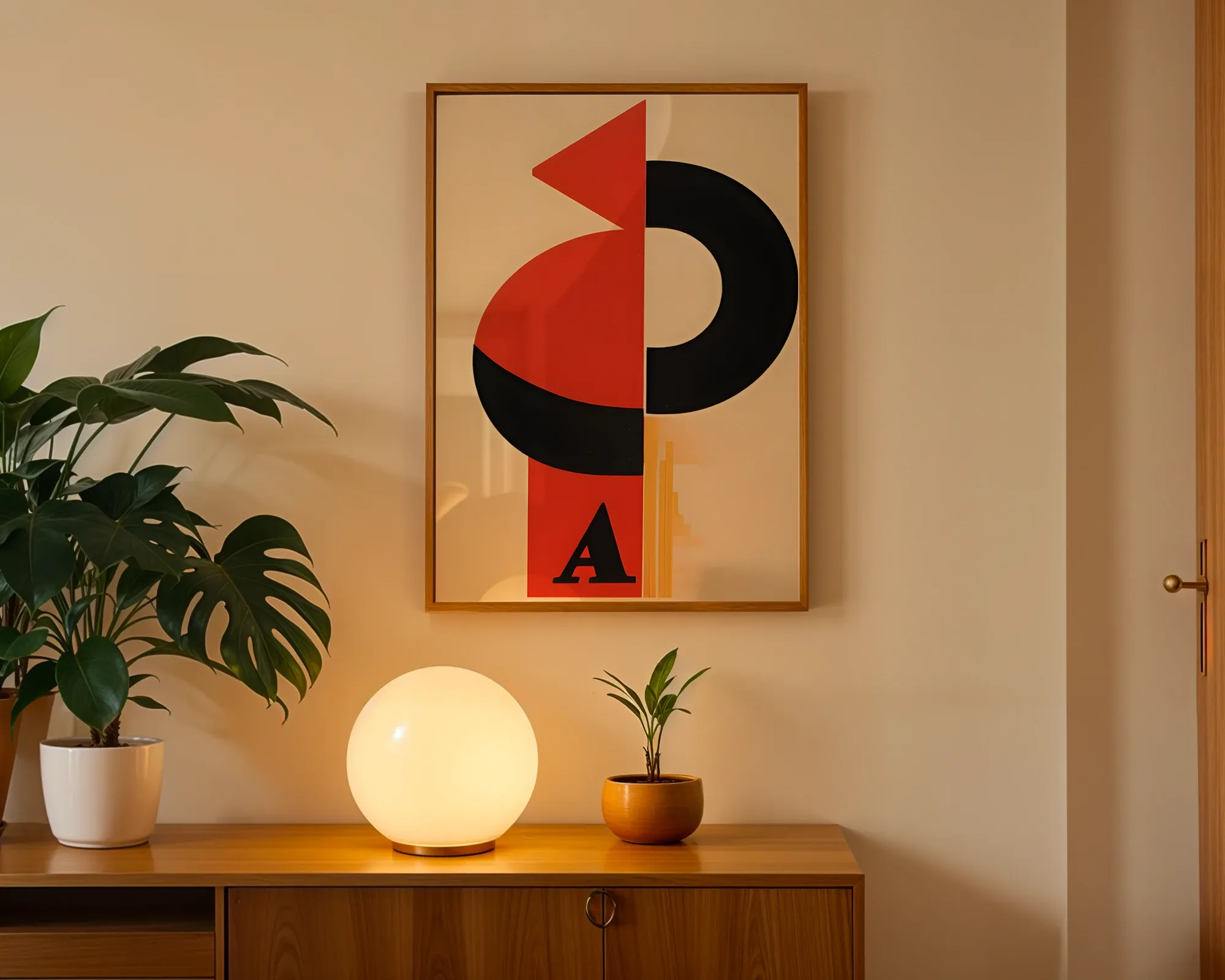 Constructivist Geometric Composition — room view 3