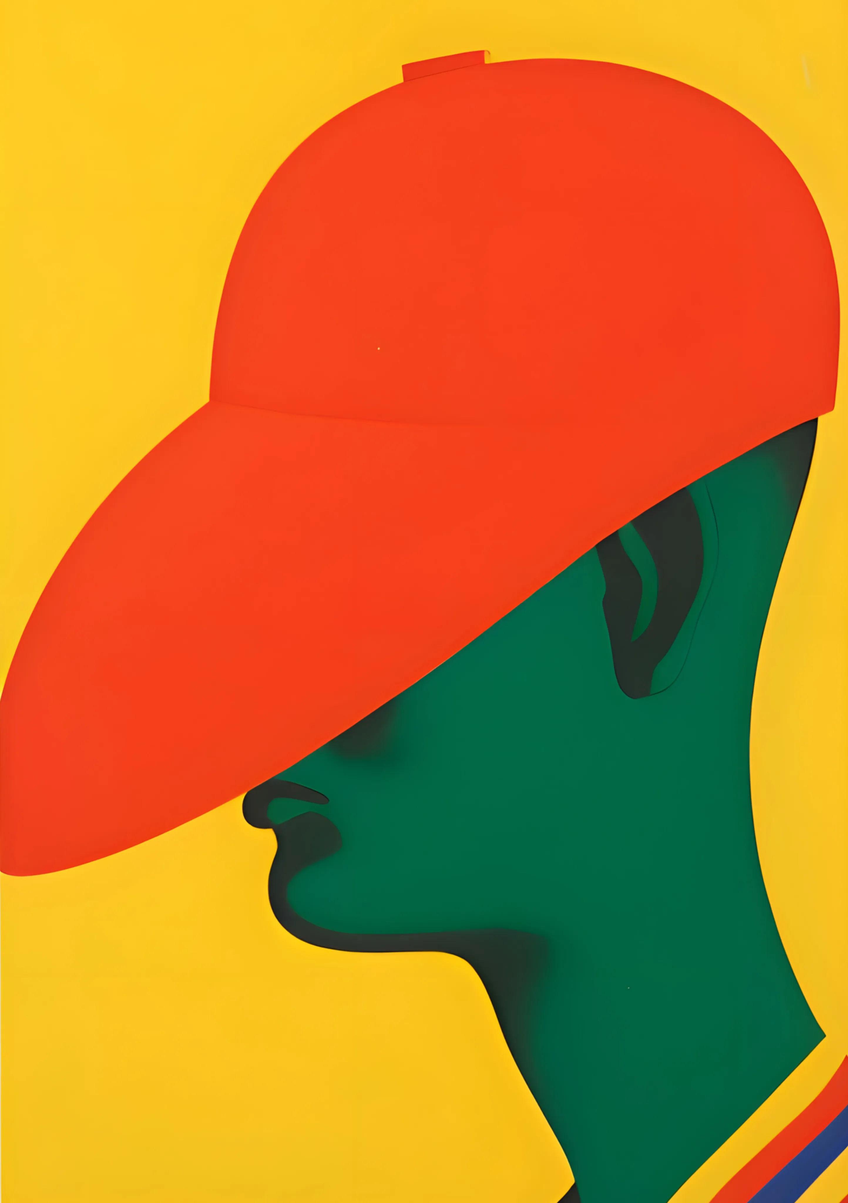 Profile in Red Cap image 1