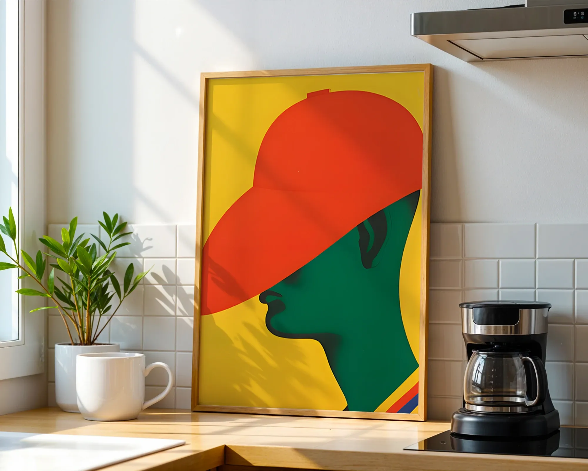 Profile in Red Cap — room view 1