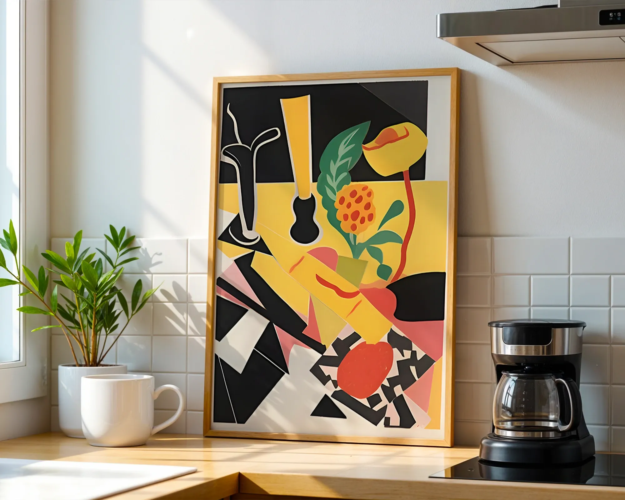 Abstract Floral Still Life — room view 1