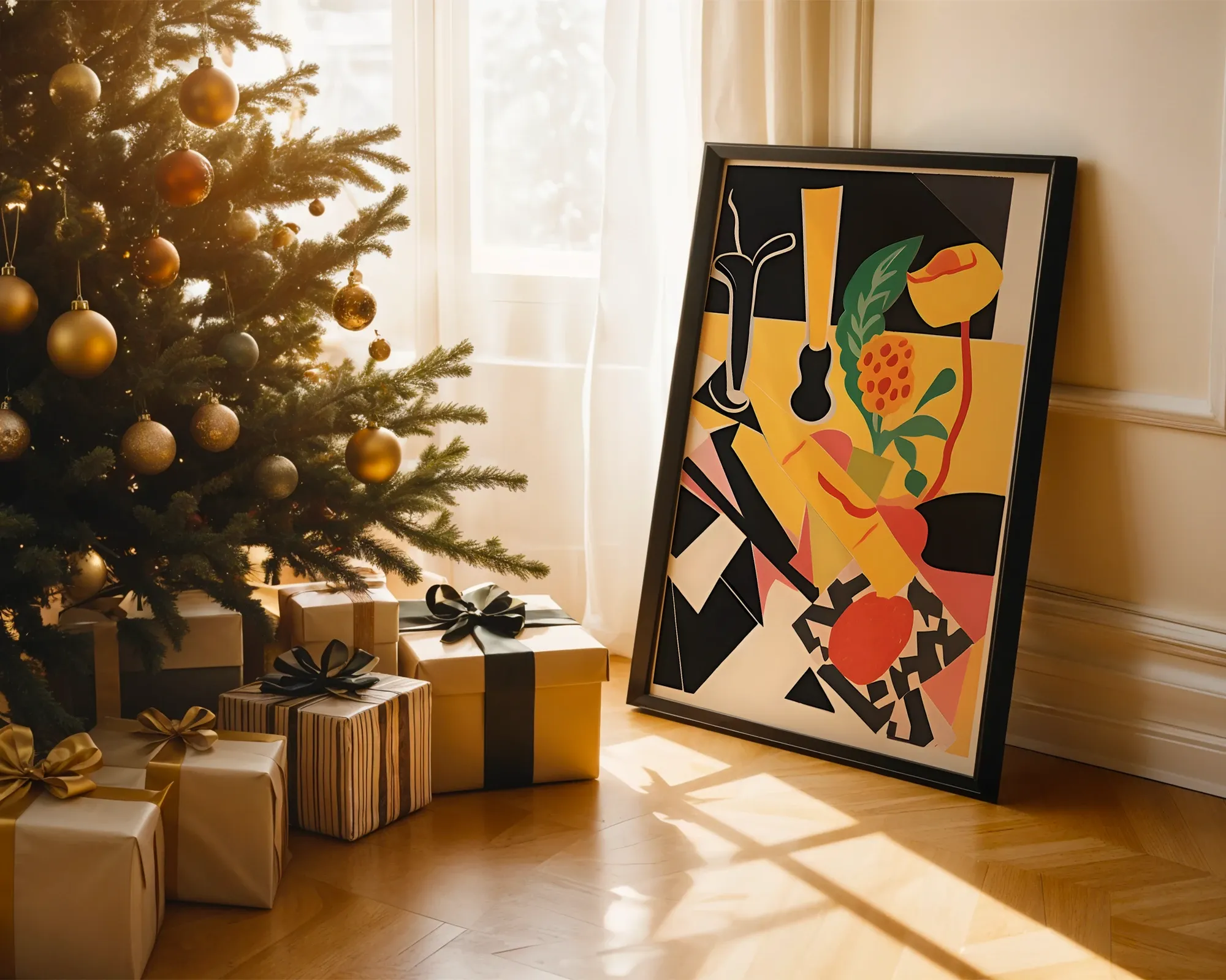 Abstract Floral Still Life — room view 2