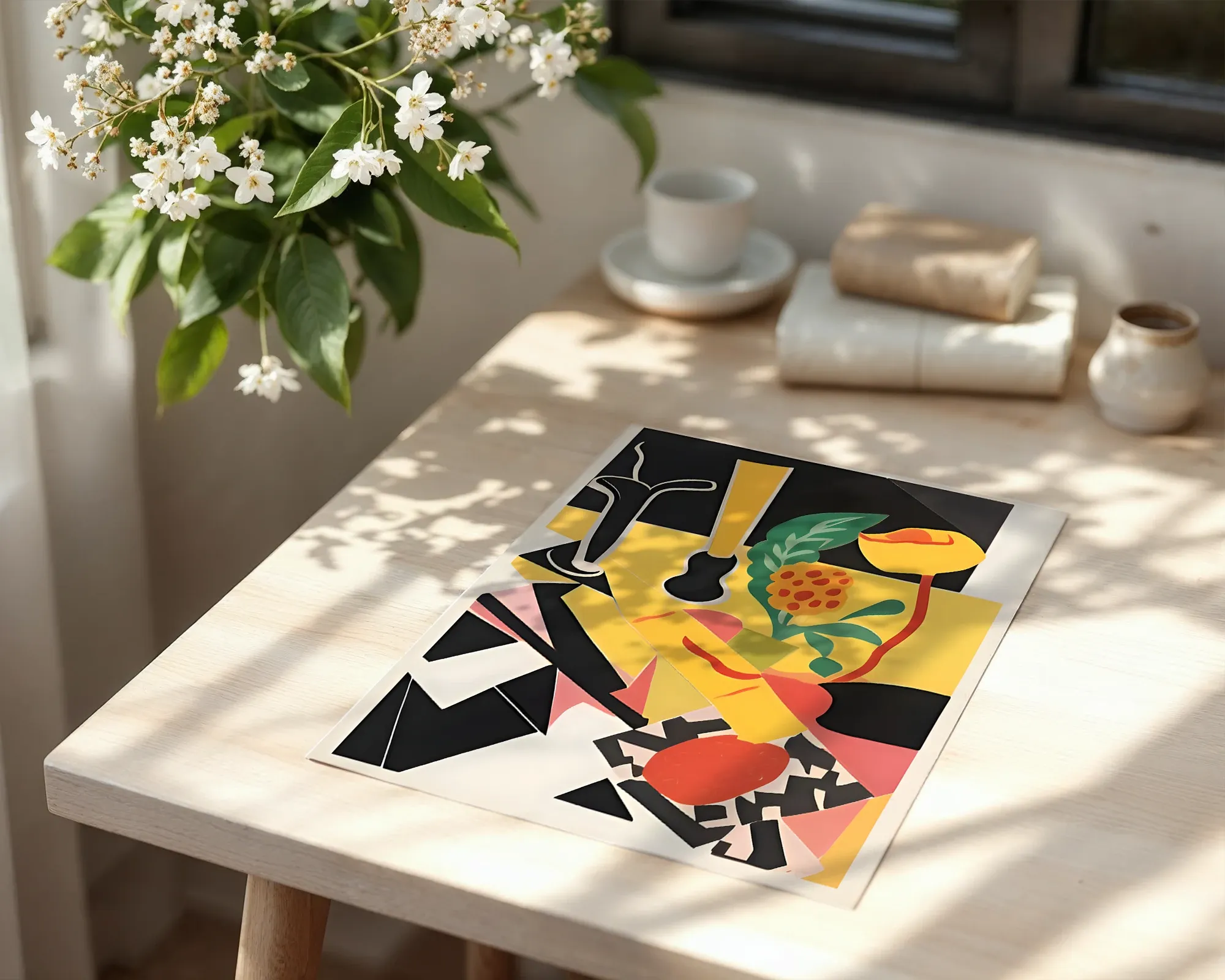 Abstract Floral Still Life — room view 6